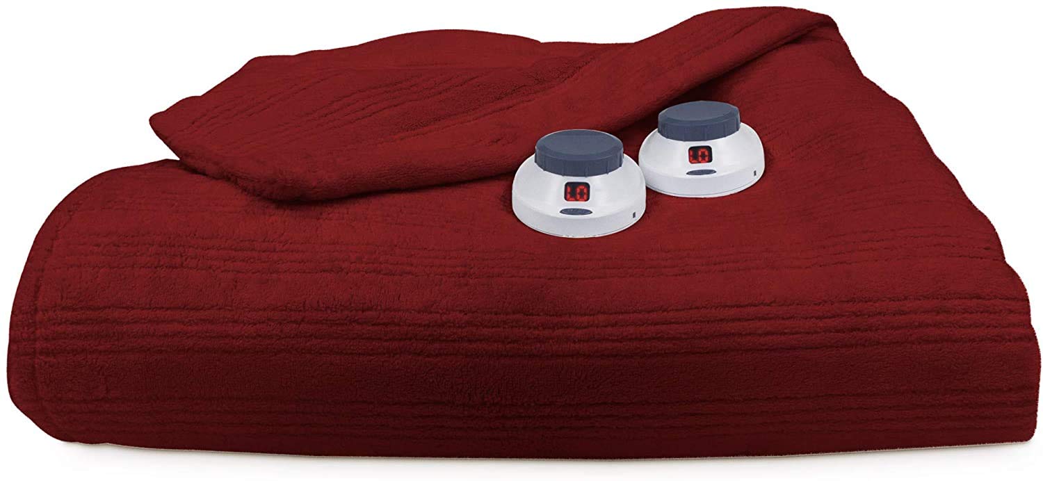 Full Heated Blanket, Cozy & Plush Electric Blanket with Low-Voltage