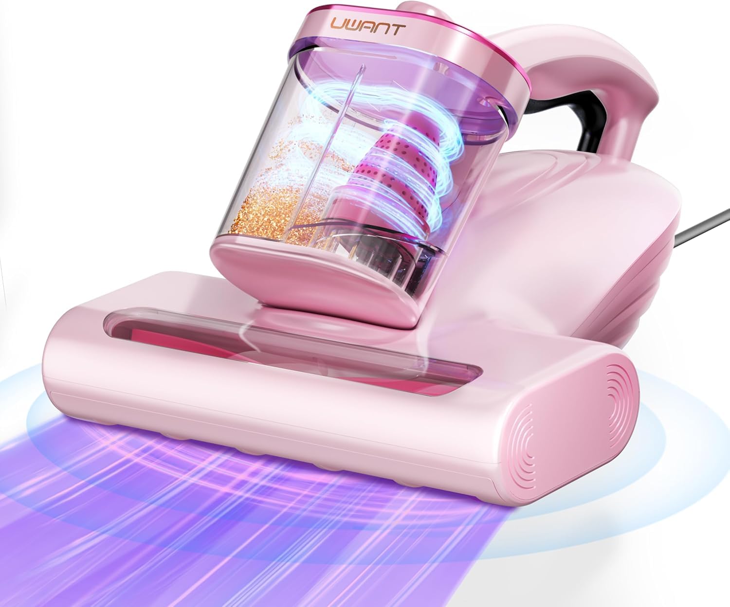 Bed Cleaner with 16Kpa Suction Metal Roller 253.7nm Uv-c Light Mattress