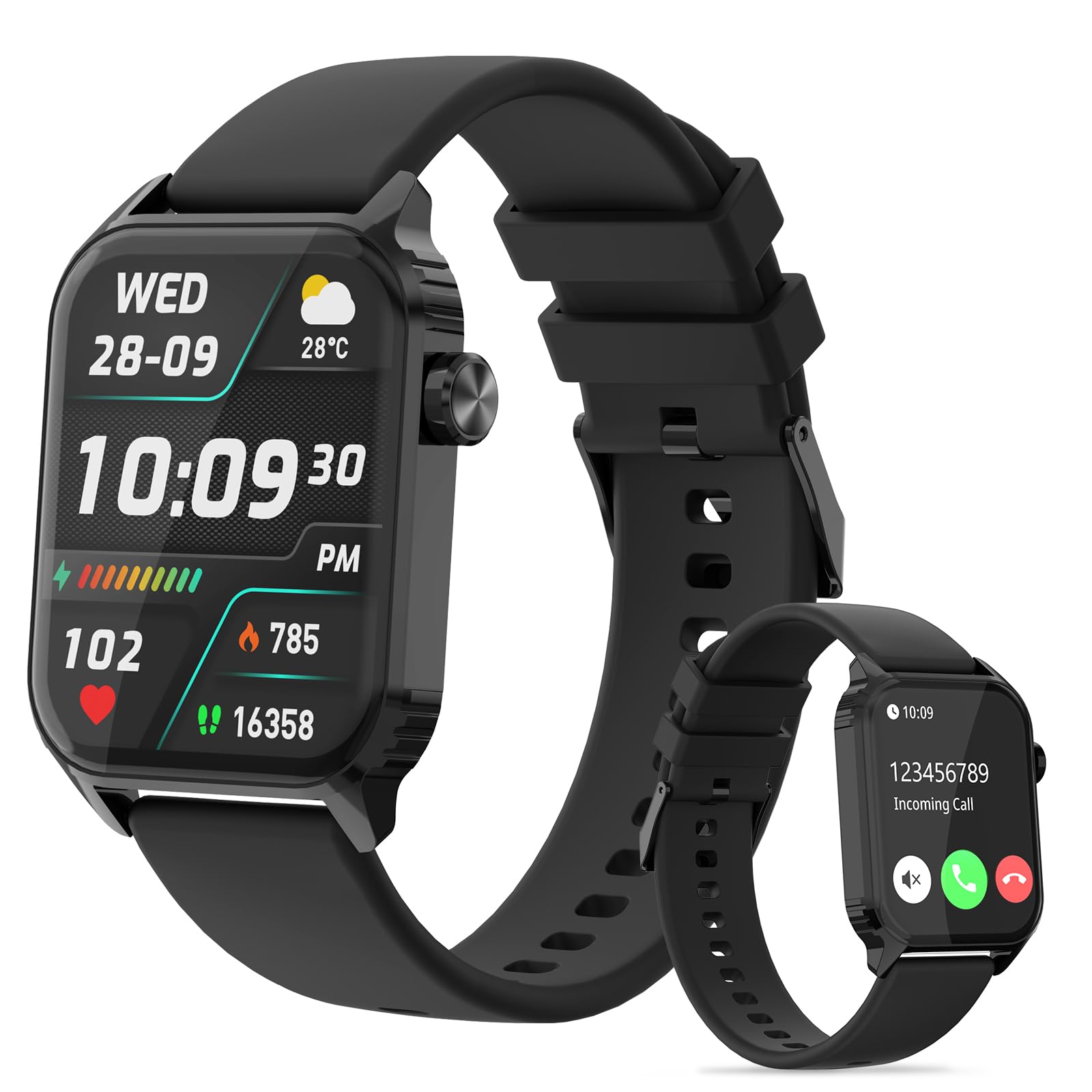 Smart Watch for Women Men, 1.83" HD Smartwatch with 120 Sports Modes