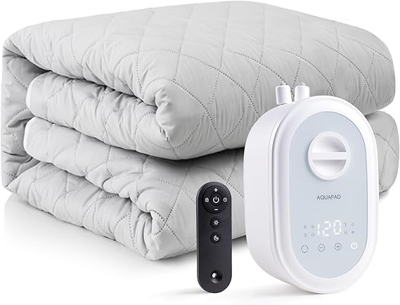 AquaPad CozyFlow Mini Water Heated Mattress Pad, 3 YR AquaCare, UL499 Tested