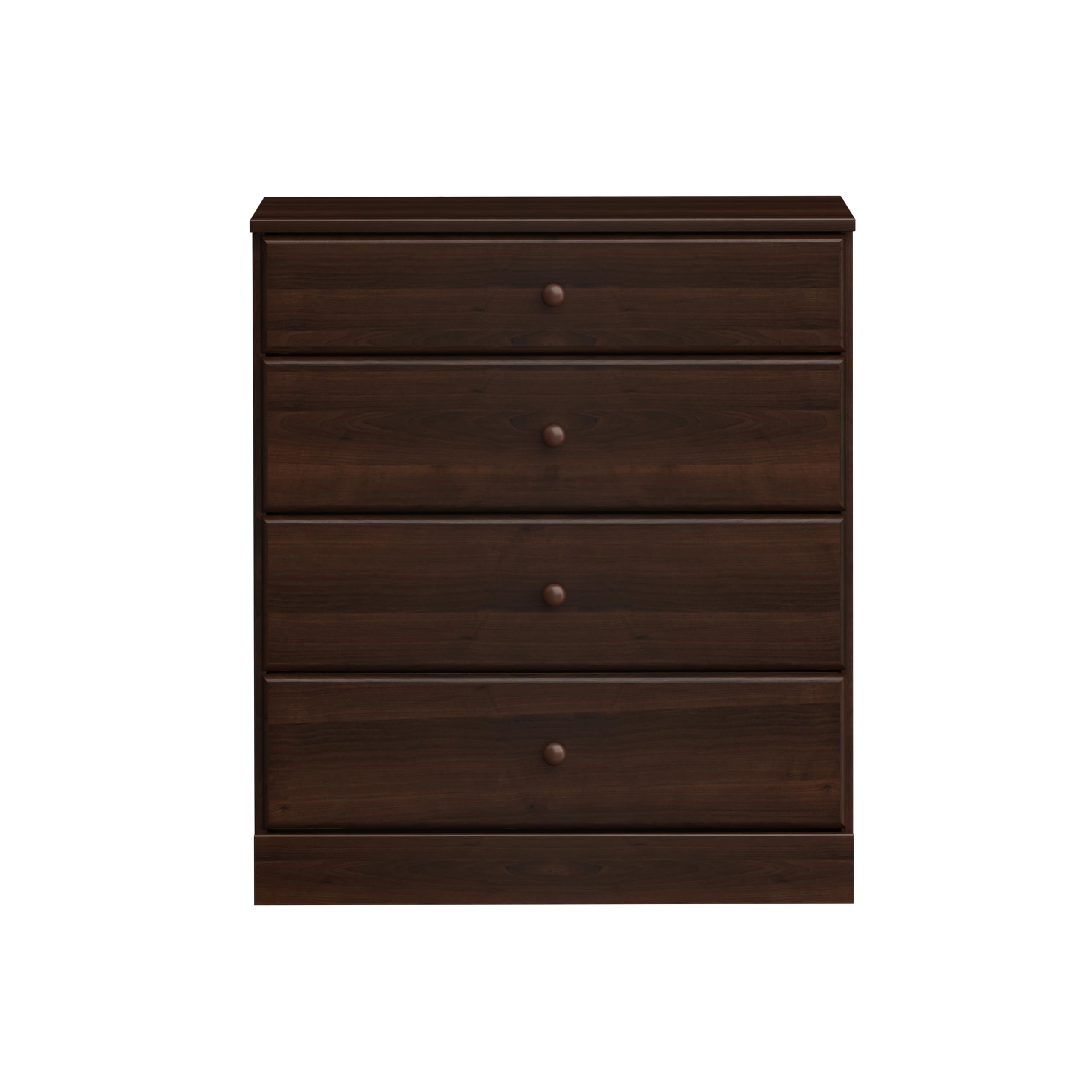 Astrid Simplistic 4-Drawer Dresser for Bedroom, Functional Bedroom Dresser