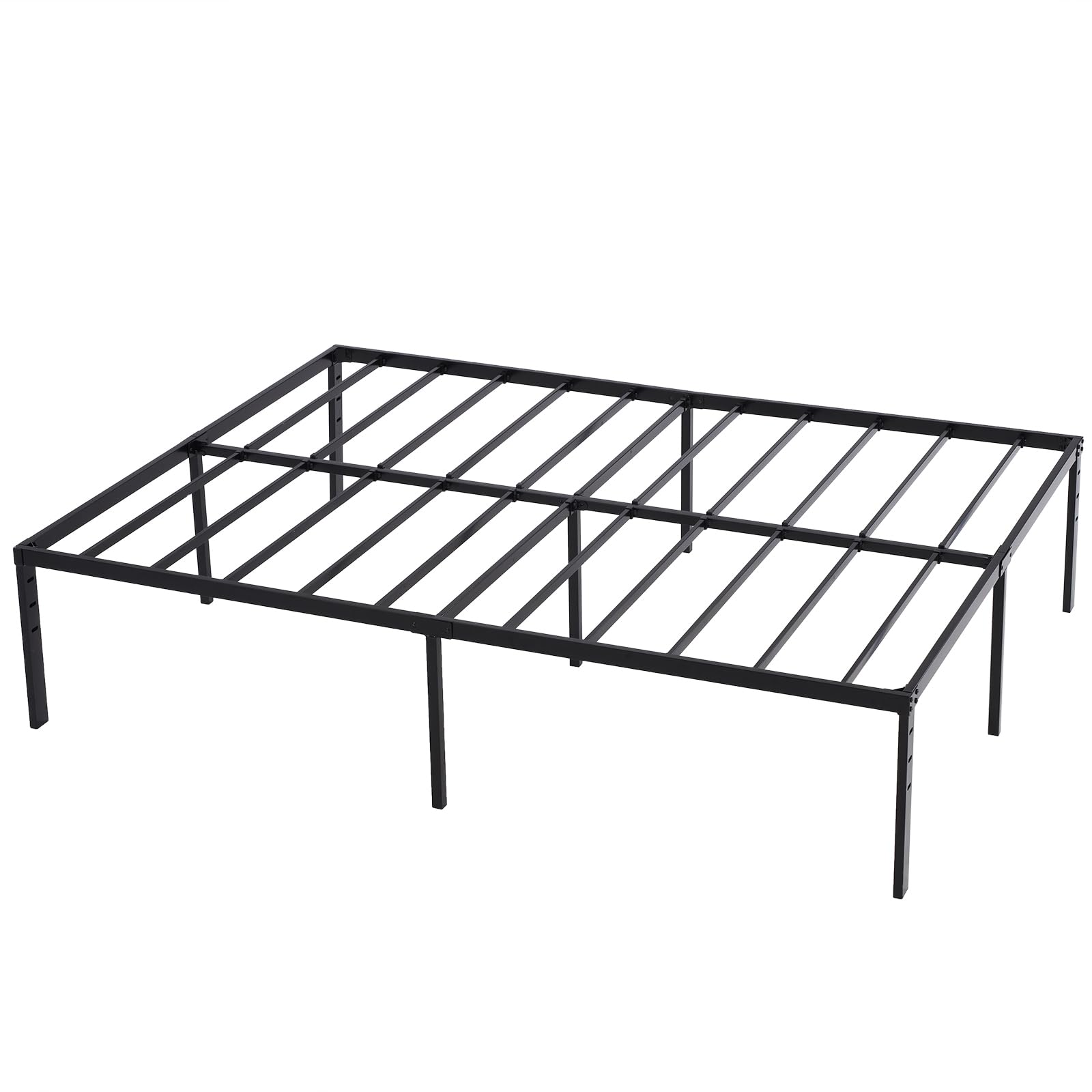 18 Inch Metal Platform Bed Frame,Mattress Foundation with Steel Slat Support