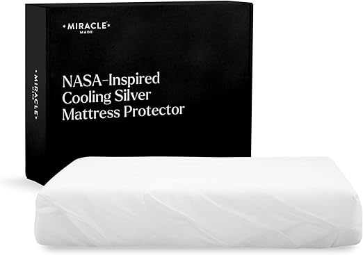 Mattress Cover - Twin Size - Water Resistant Silver Infused Cooling Mattress Cover