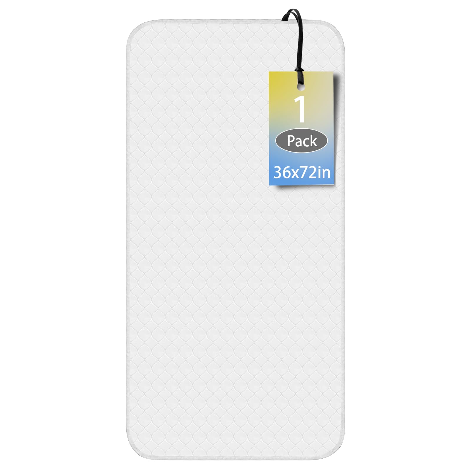 Washable Incontinence Bed Pads (72" x 36") for Adults, Kids