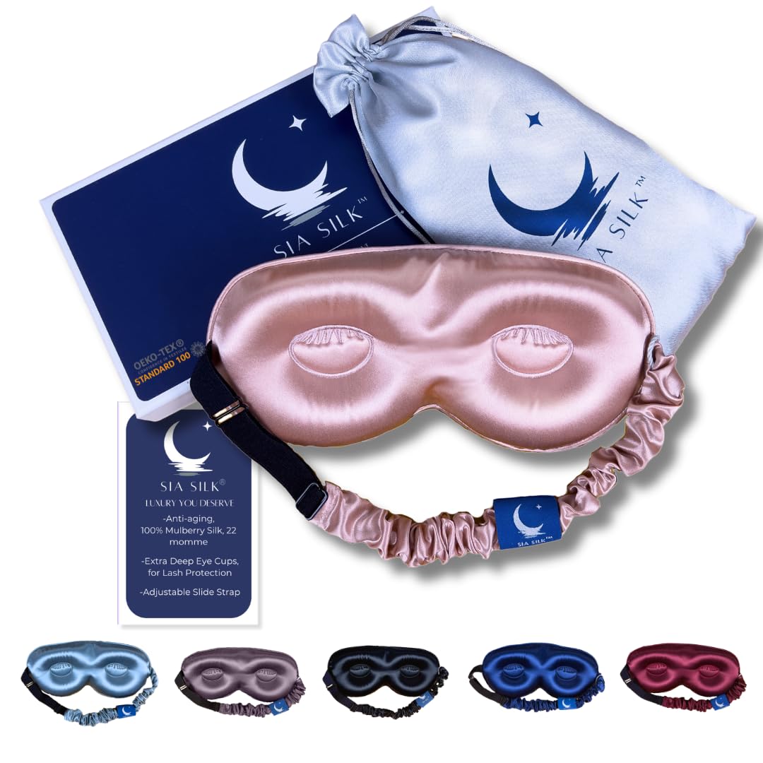 Sleep Mask with Eye Cups – No-Pressure 3D Eye Covers for Sleeping