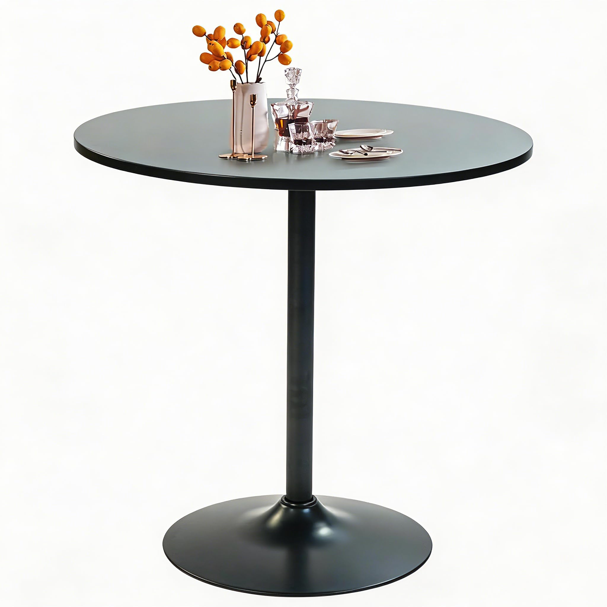 31.5" Round Pedestal Bar Table