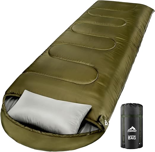 Degree Winter Sleeping Bag for Adults Kids with Pillow, Cold Weather