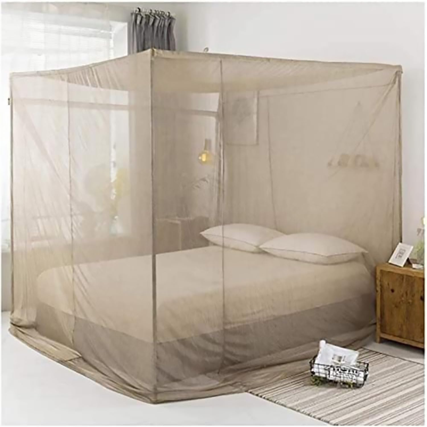 Fiber EMF Shielding Bed Canopy,Blocks Radiation/EMF/WiFi/5G Other RF