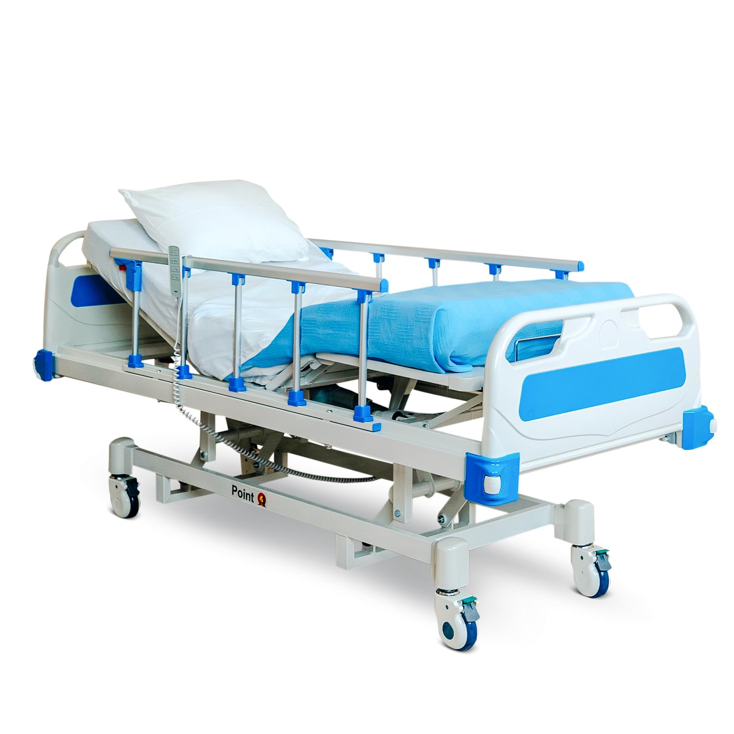 Premium Full Electric Hospital Bed, 4.7" Foam Mattress Made in USA