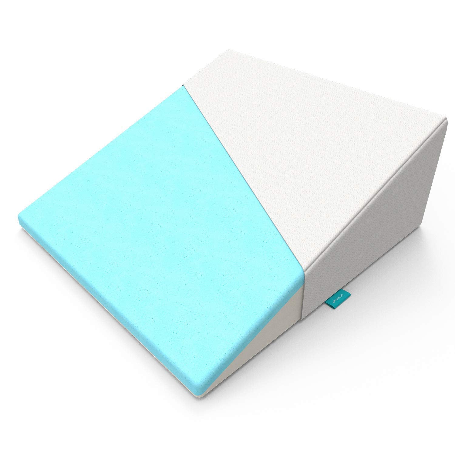Wedge Pillow Gel Memory Foam Top - Cooling Elevated Support Cushion