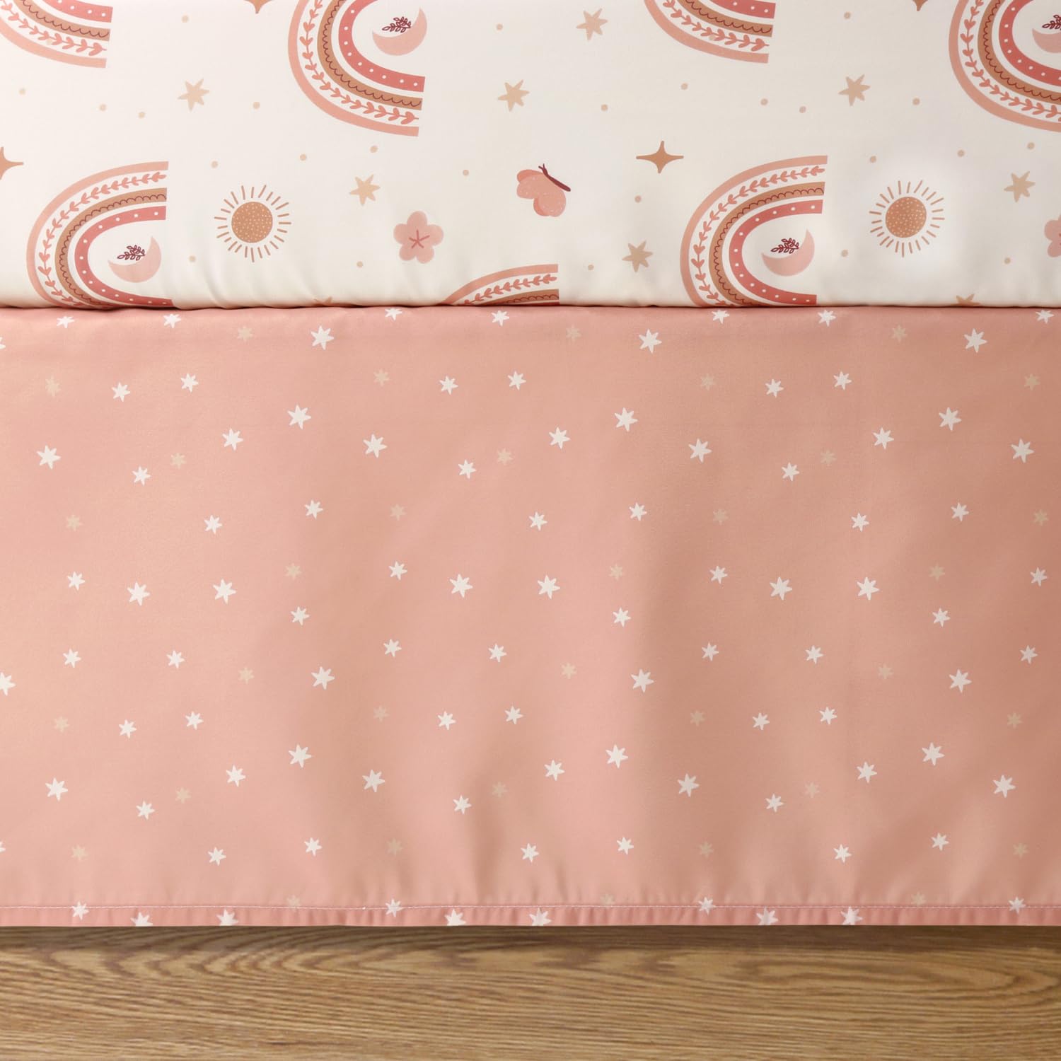 3 Piece Baby Crib Bedding Set for Girls - Newborn