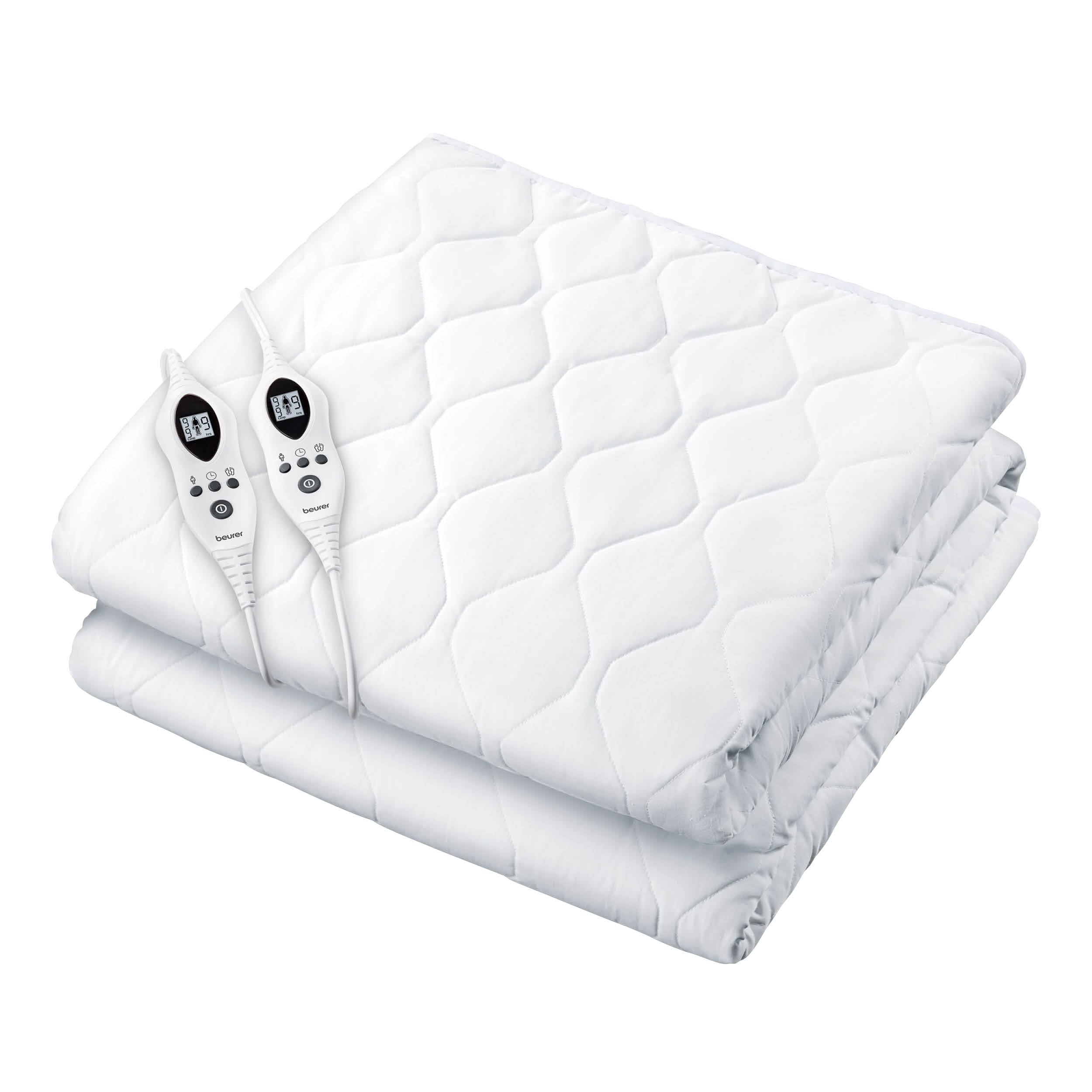 UWB70 Heated Mattress Pad Queen, Dual Control Electric Mattress Cover