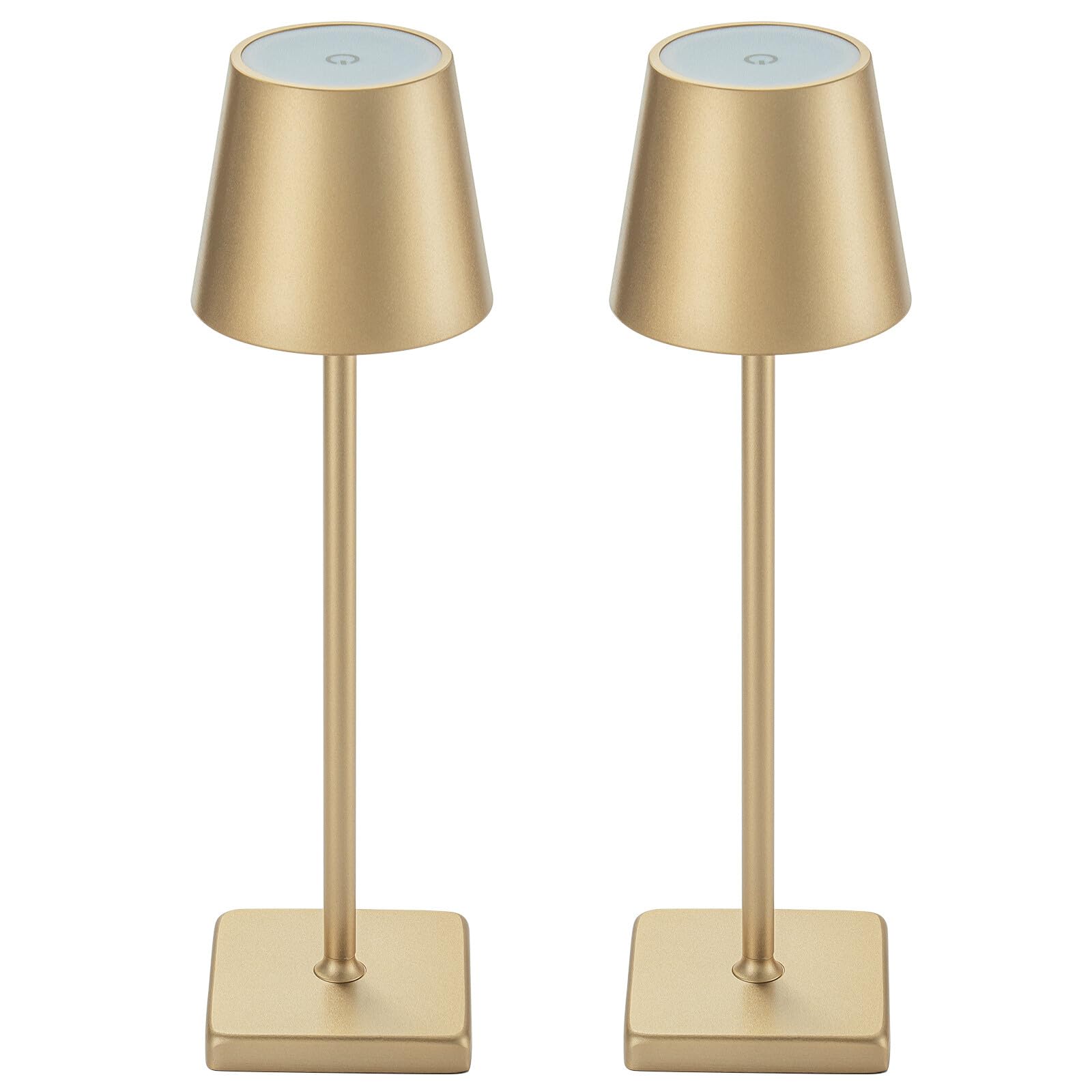 2 Pack Rechargeable Cordless Table Lamps, 5200mAh Battery Touch Table Light