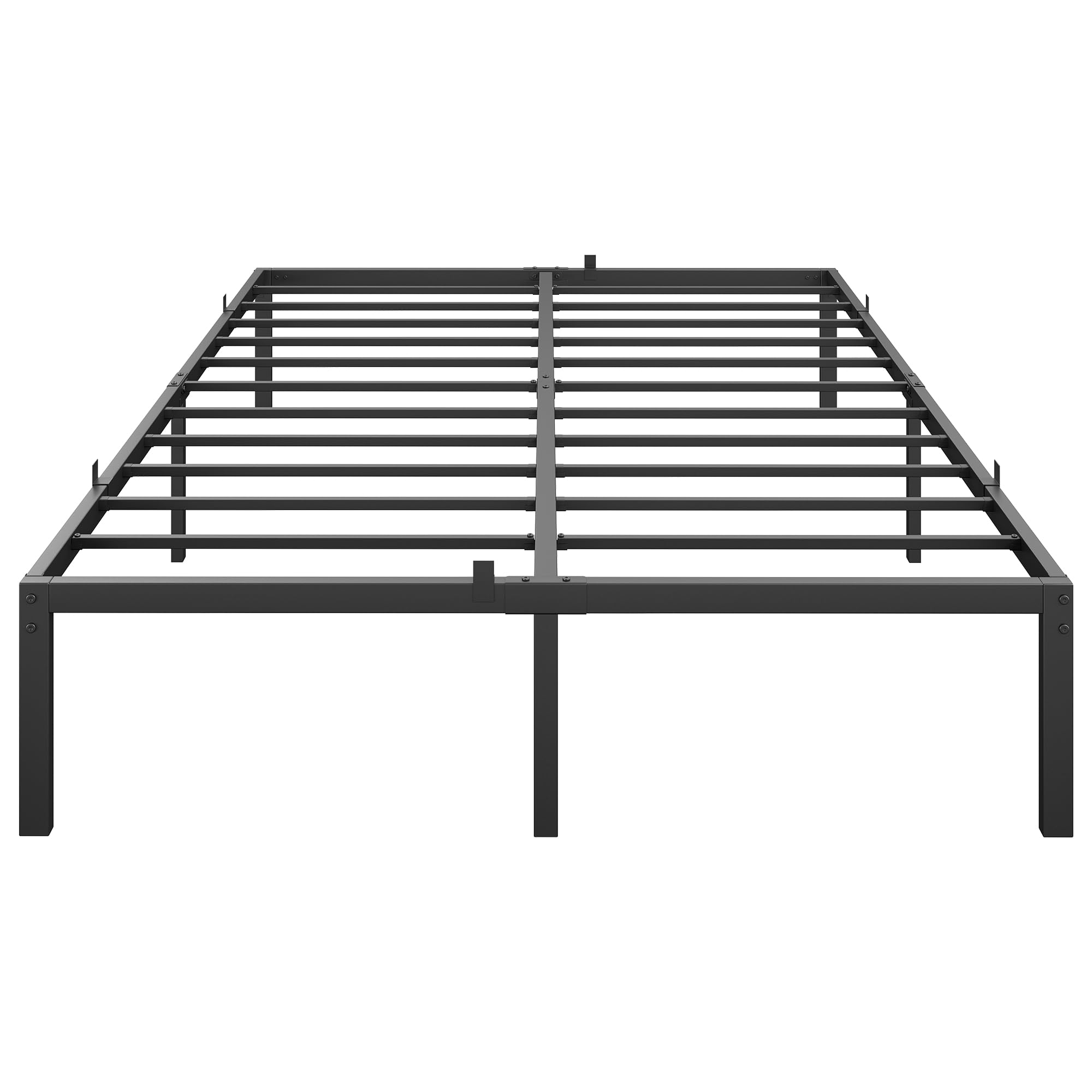 14 Inch Full Bed Frame with Storage,Metal Platform Full Bed Frame