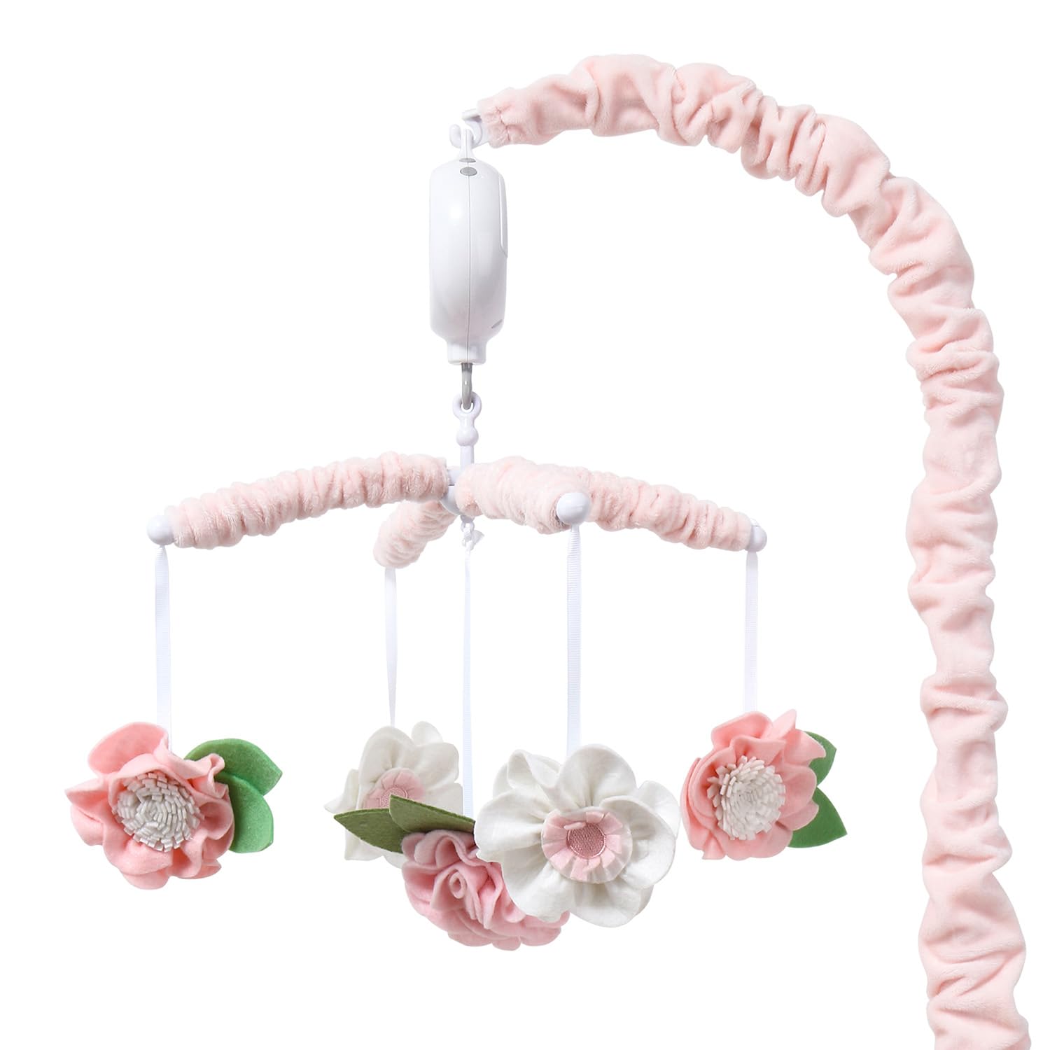 Crib Mobile for Girls - Pink Musical Baby Crib Mobile