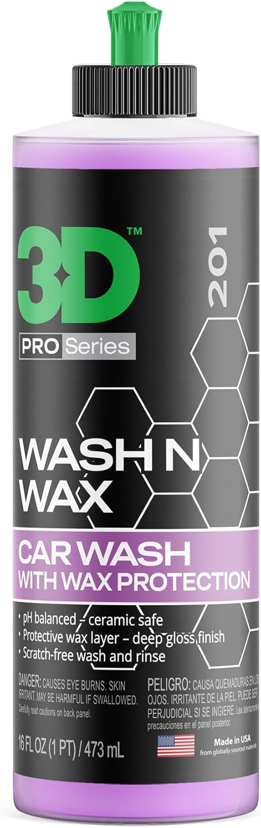 Wash N Wax Car Wash Soap - pH Balanced, Easy Rinse, Scratch Free Soap