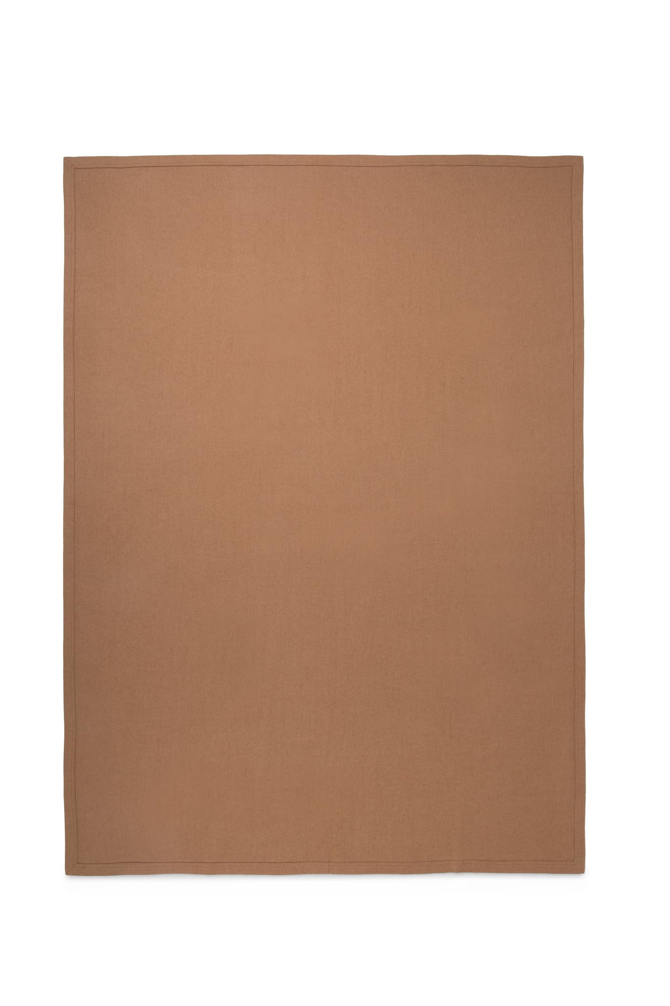 100% Camel Hair Throw Blanket for Sofa & Bed, Undyed Natural Color