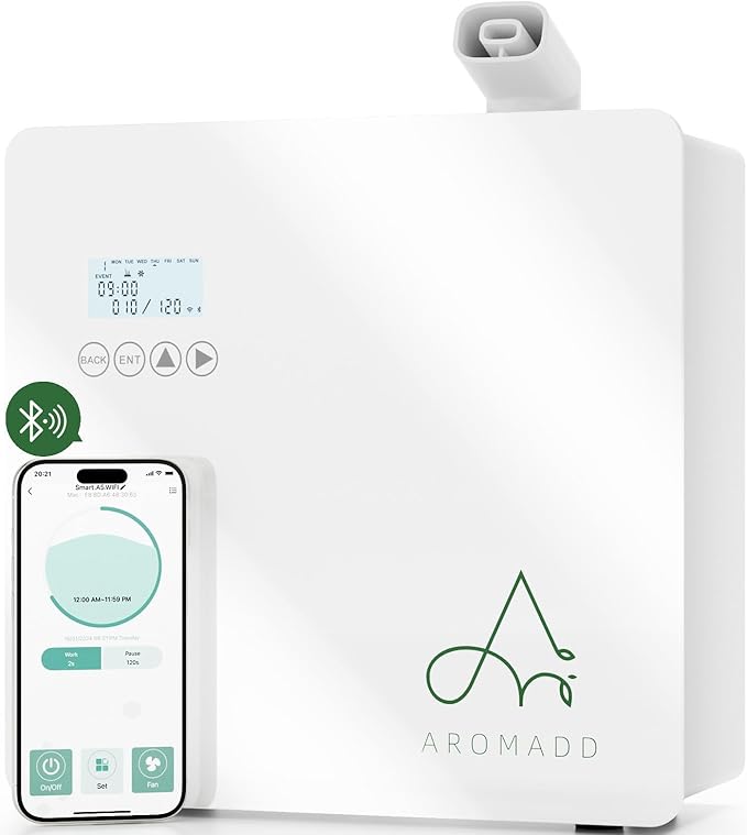 Upgraded 3500 Sq.Ft Smart Scent Machine - HVAC System, Whole House Aroma