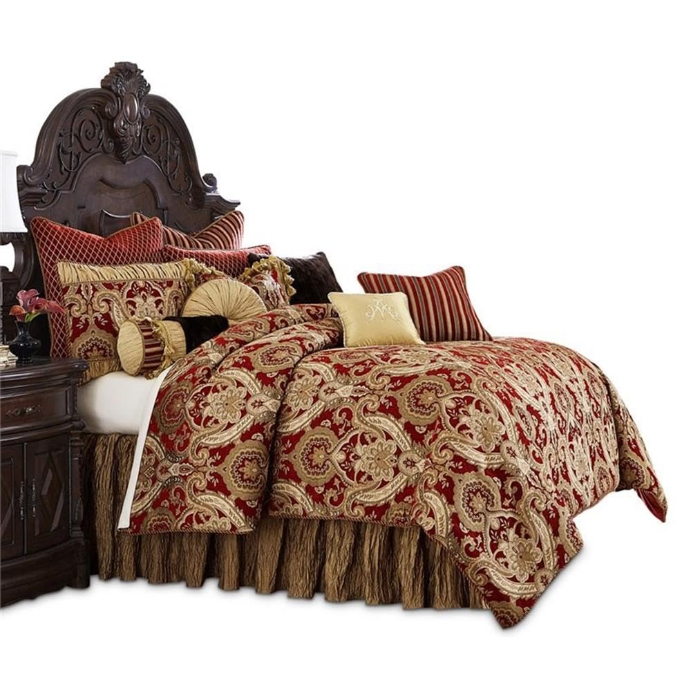 Lafayette 13 pc King Comforter Set in Red