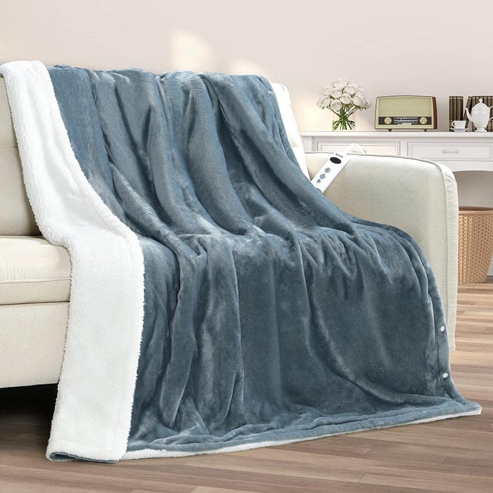 Electric Blanket, Electric Blanket 50" x60 with 10 Heating Levels
