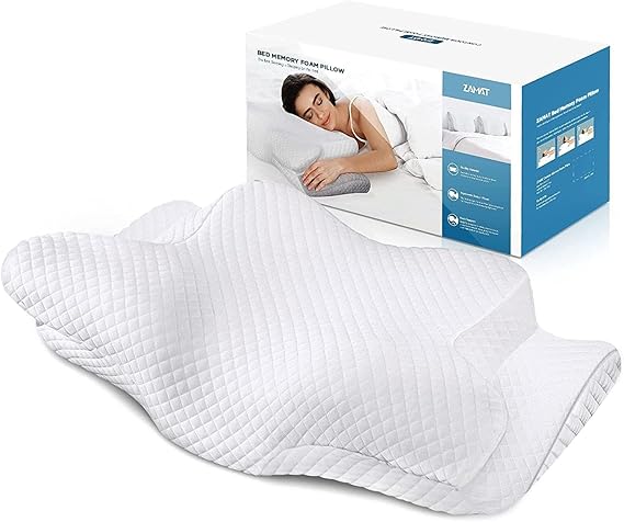 Cervical Memory Foam Pillow, Odorless Neck Pillows for Pain Relief