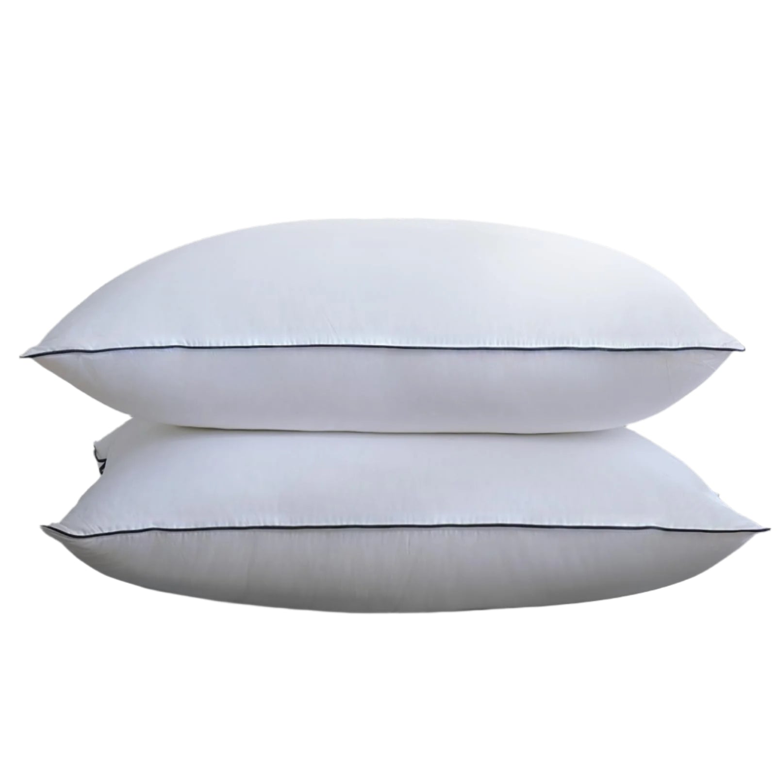Luxurious Goose Down Bed Pillows King Size Set of 2, Hotel