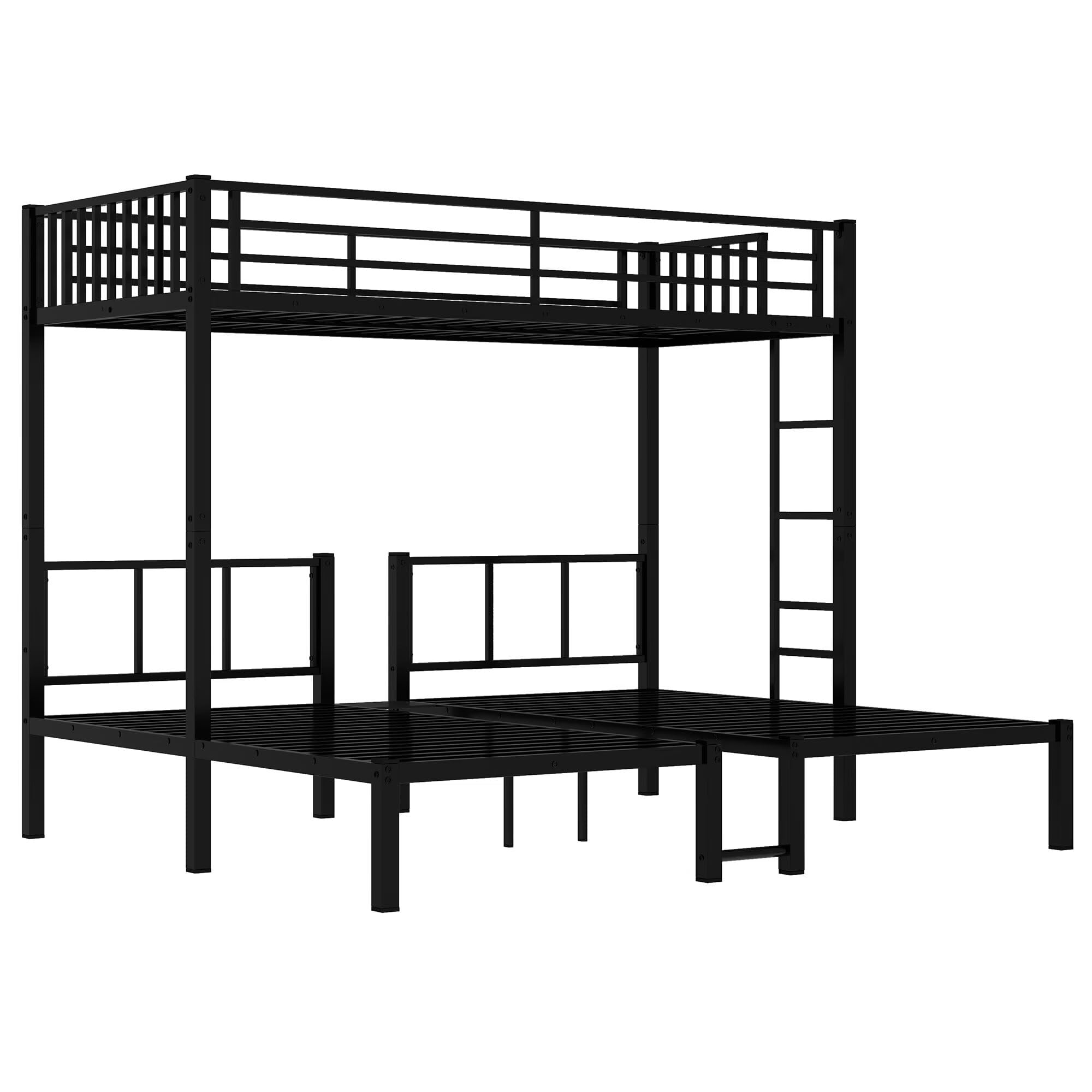 Twin Over Twin & Twin Bunk Beds for 3, Twin XL Over Twin & Twin Bunk Bed