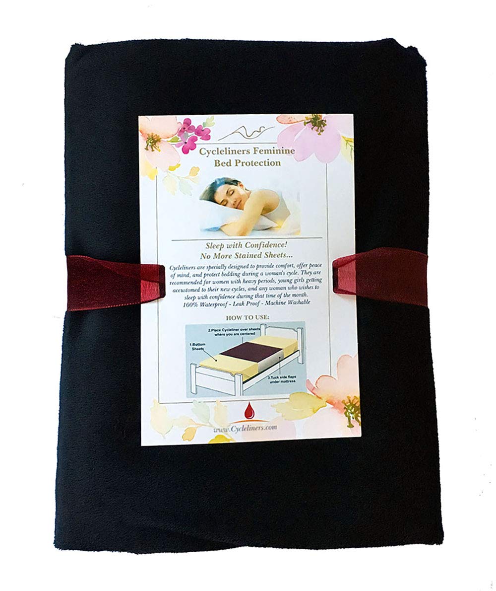 Period Bed Sheets Protector- 100% Waterproof, Leakproof, Reusable
