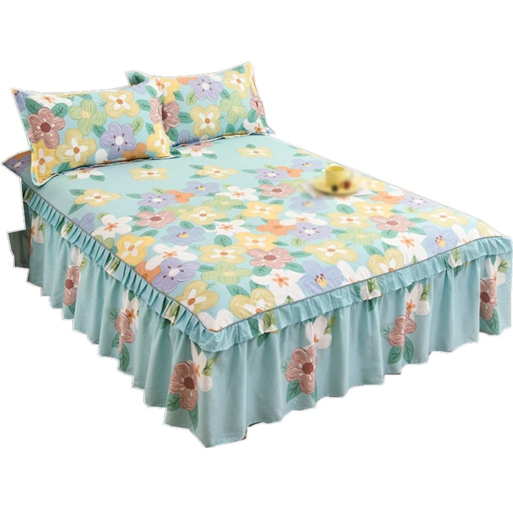 Cotton Korean Version of Bed Skirt Bed Cover Single