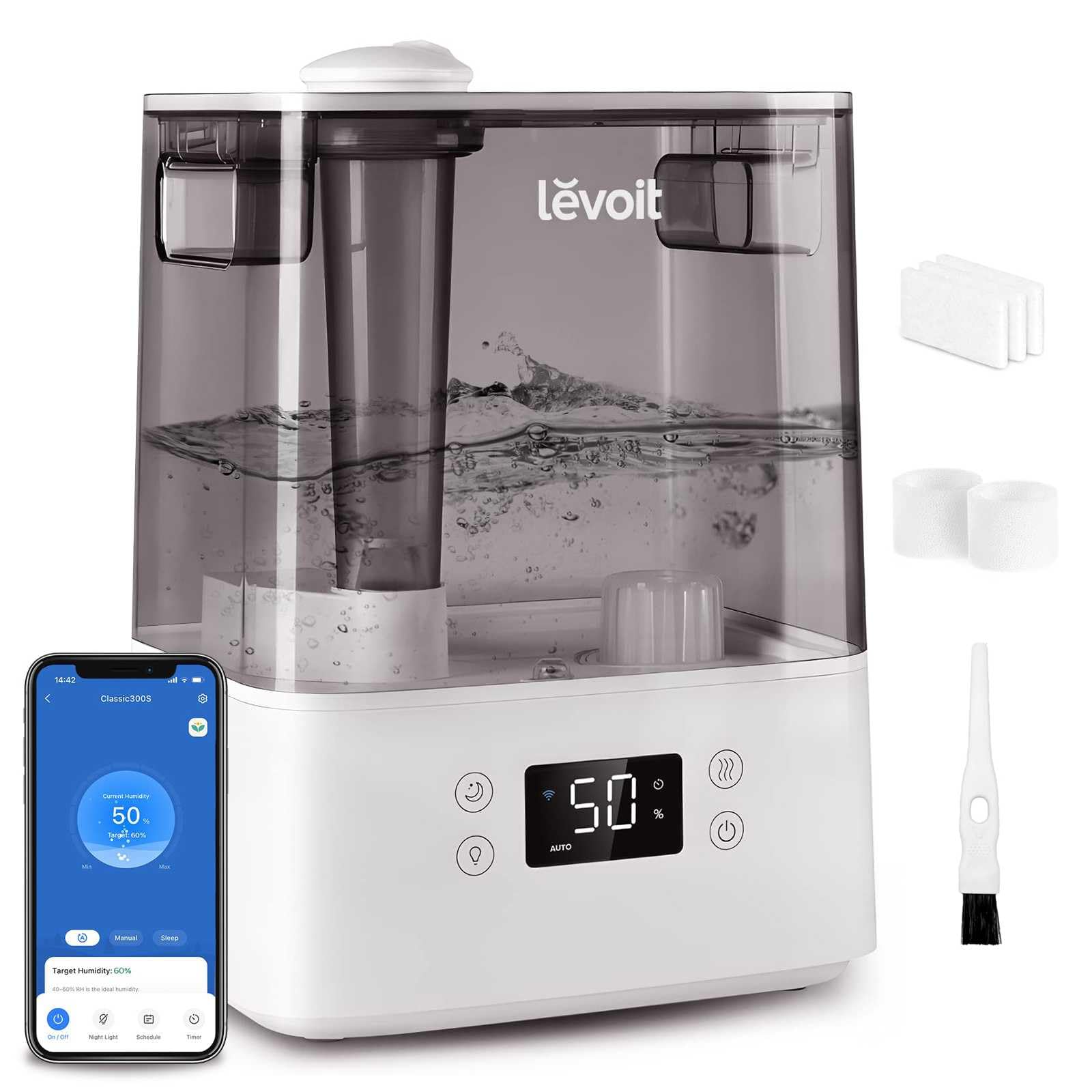 Humidifiers for Bedroom Large Room Home,(6L) Cool Mist