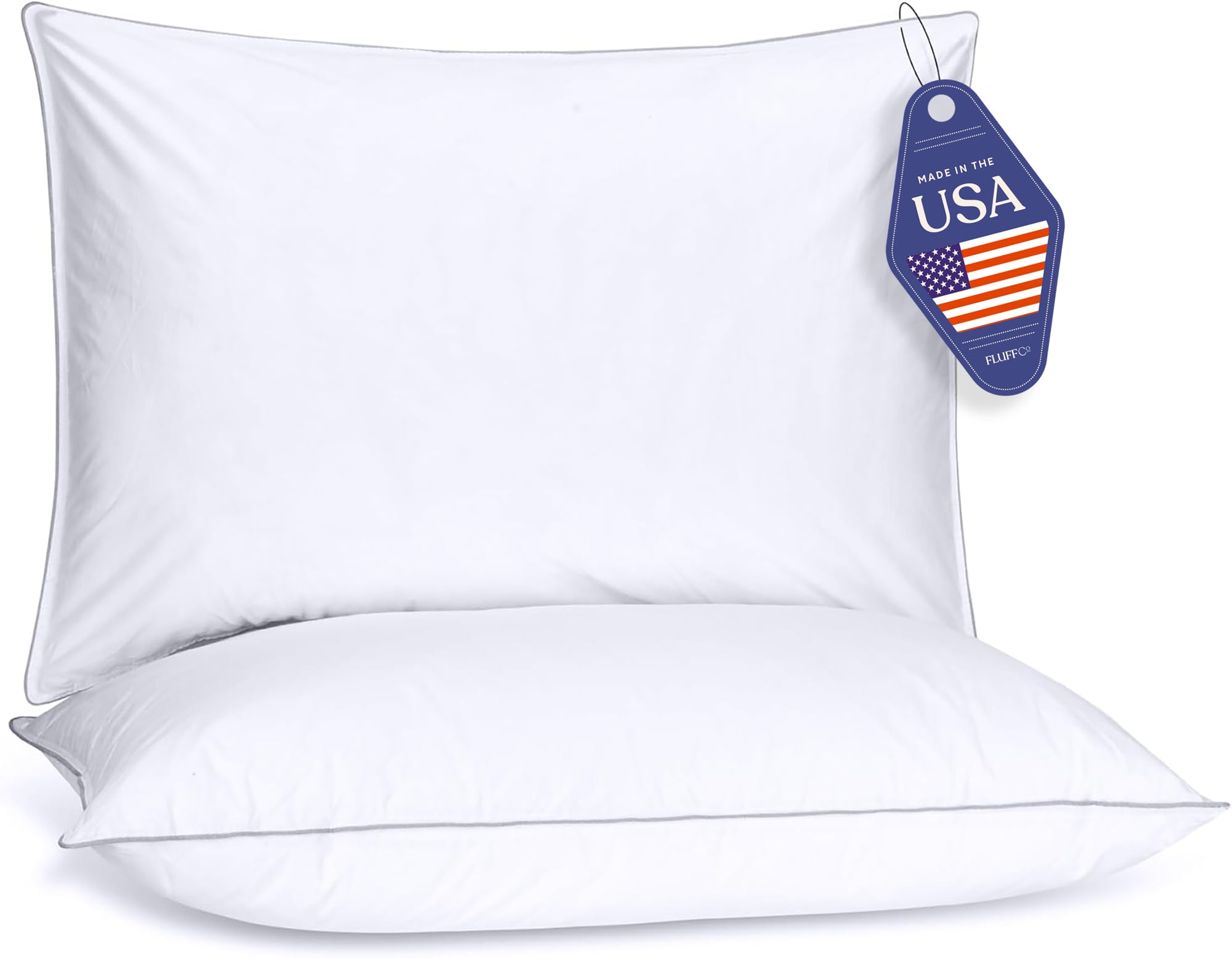Alternative Pillows Standard/Queen Size Set of 2 - Queen Bed Pillows