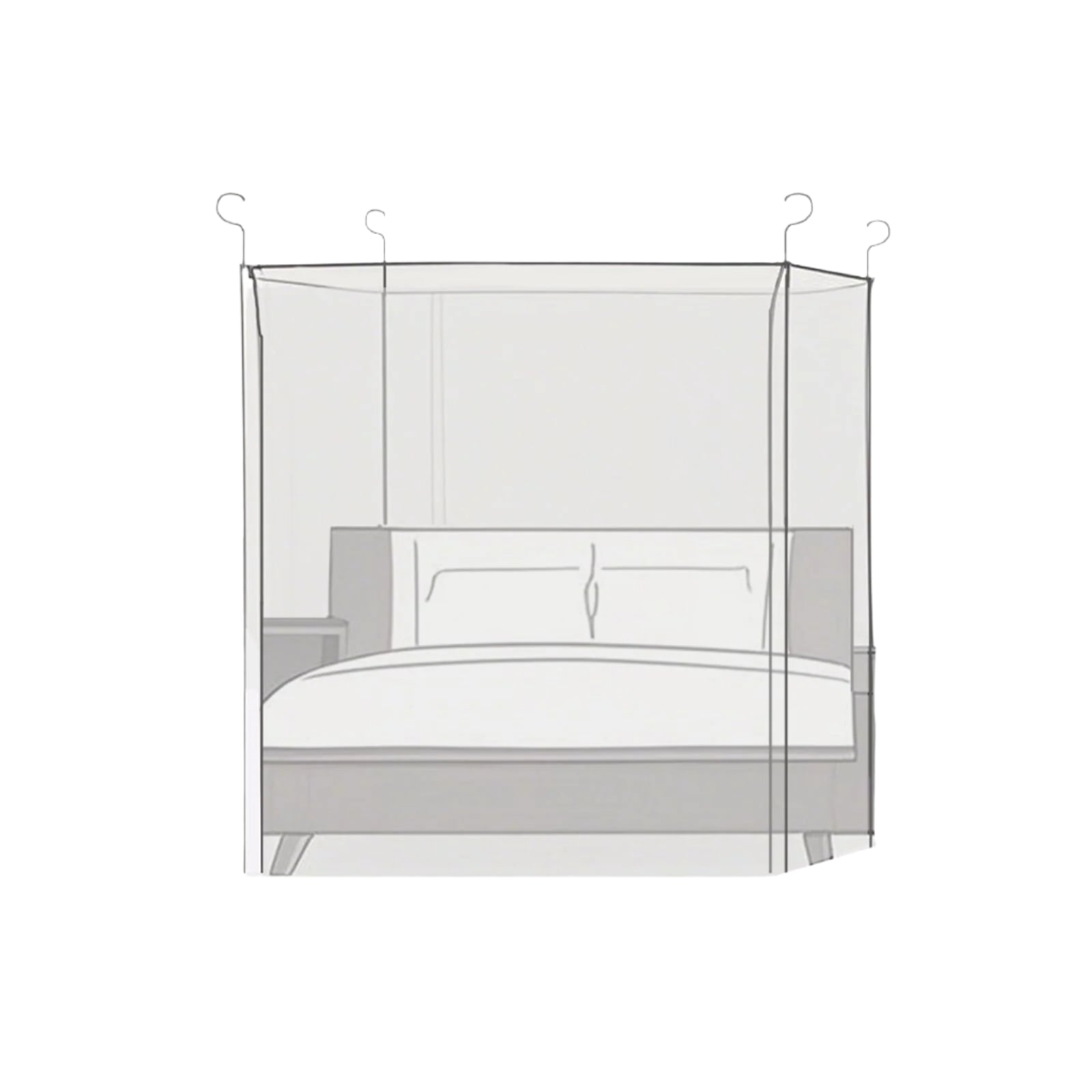 Mosquito Net for Patio Bed Tent King Size Portable Mosquito