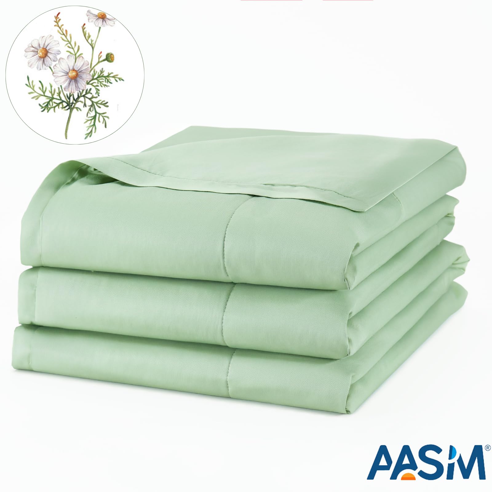 Certified Herbal Sleep Aid Comforter with Chamomile and Lavender