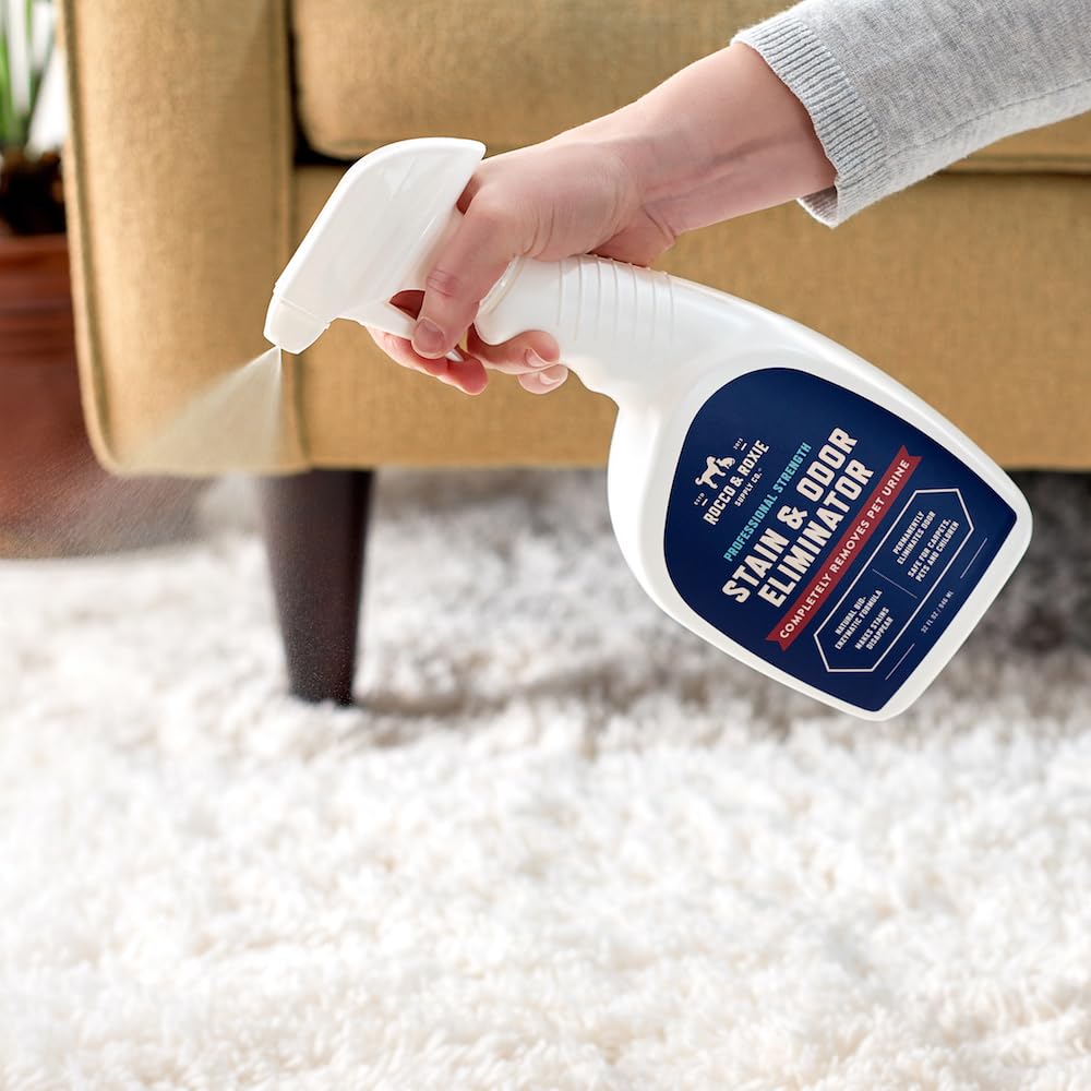 Stain & Odor Eliminator for Strong Odor - Enzyme Pet Odor Eliminator for Home