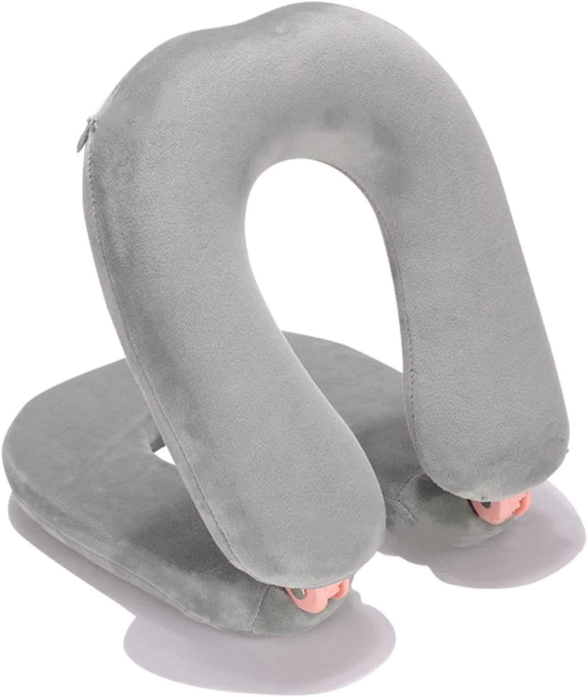 Travel Pillow, Soft Memory Foam Travel Neck Pillow for Airplanes, Train, Car