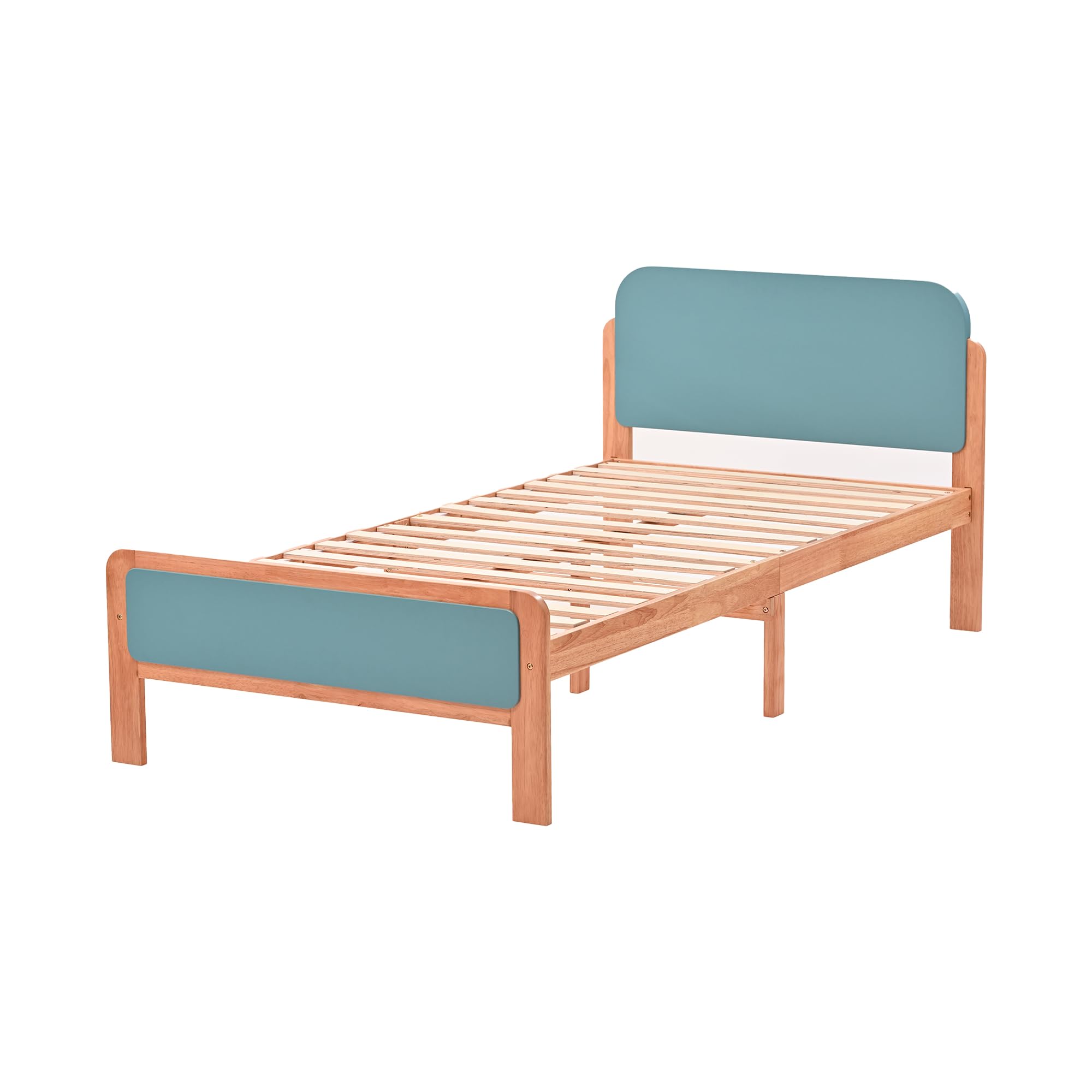 Size Rustic Style Platform Bed w/Headboard & Footboard