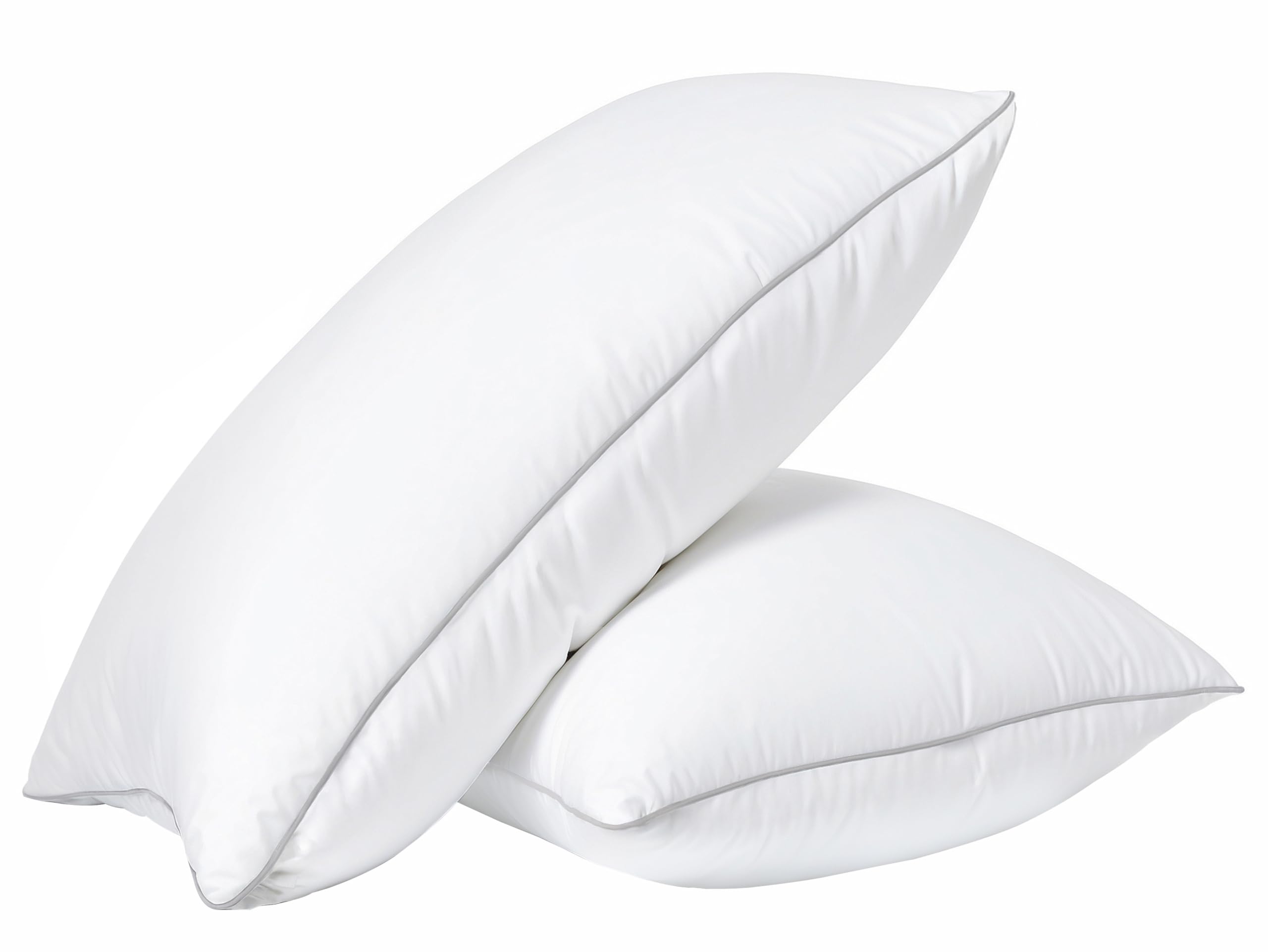 Standard Pillows Set of 2 - Cozy Soft & Firm Bed Pillow for Side Sleepers