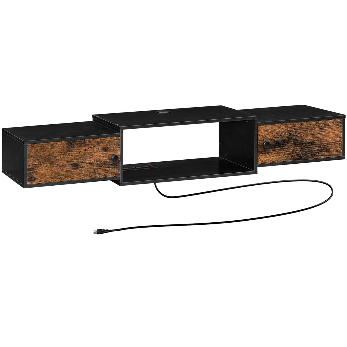 55" Floating TV Stand with Power Outlet