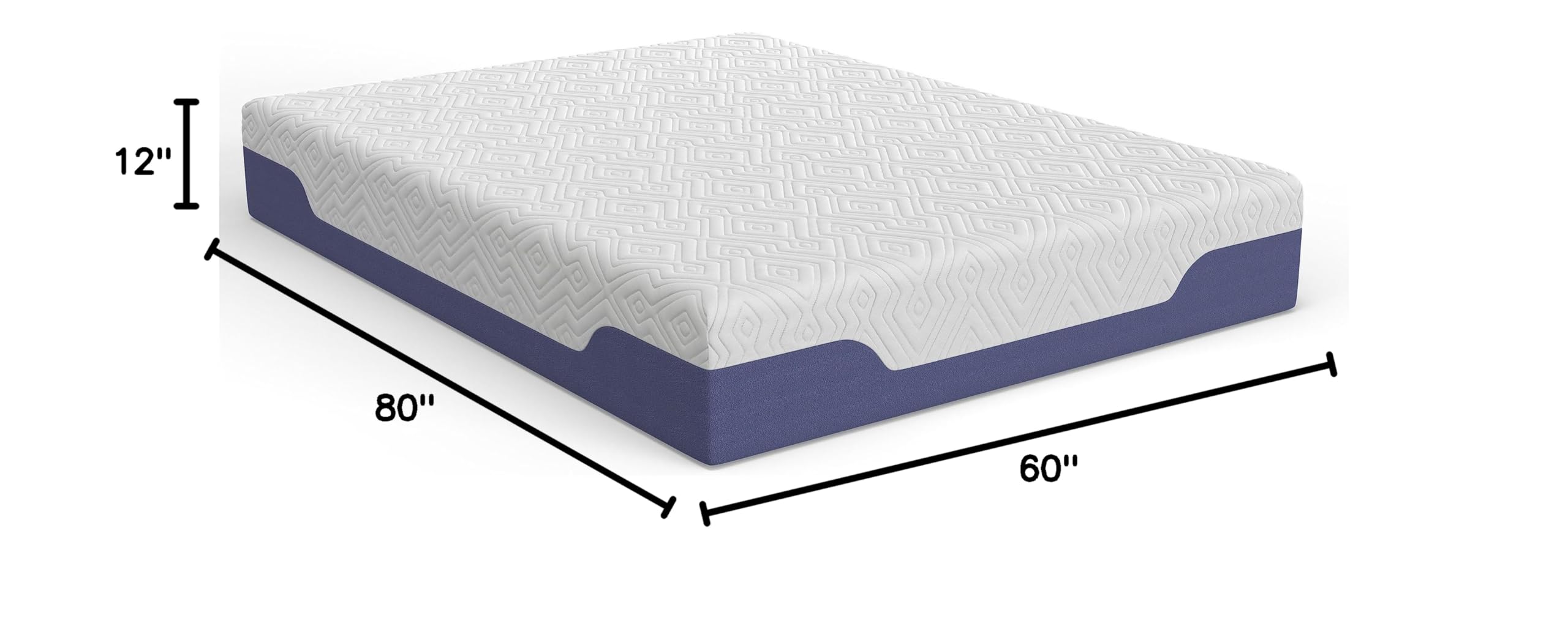 Vibe Supreme Cooling Hybrid Mattress, Innerspring and Gel Memory Foam Mattress, Fiberglass Free, 12-Inch Bed in a Box, Queen