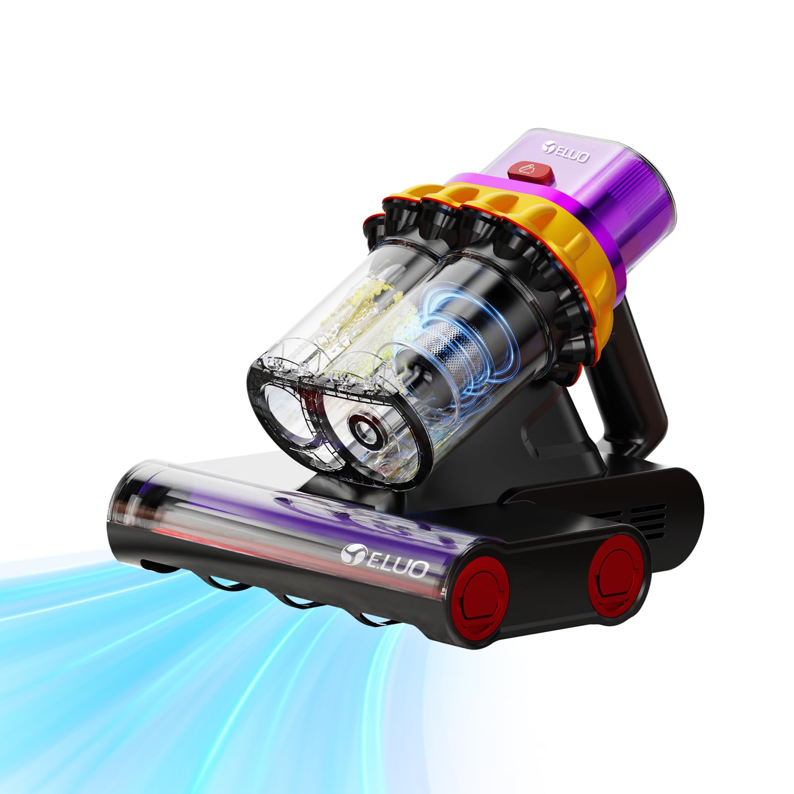 Bed Vacuum Cleaner with Dust Sensor: 400W ≥10Kpa Mattress