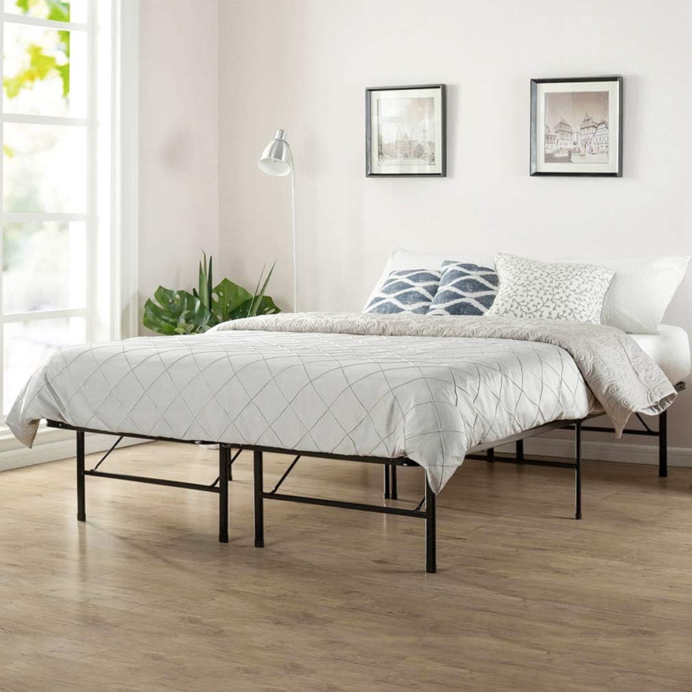 Queen Metal Platform Bed Frame 14 Inch High Mattress