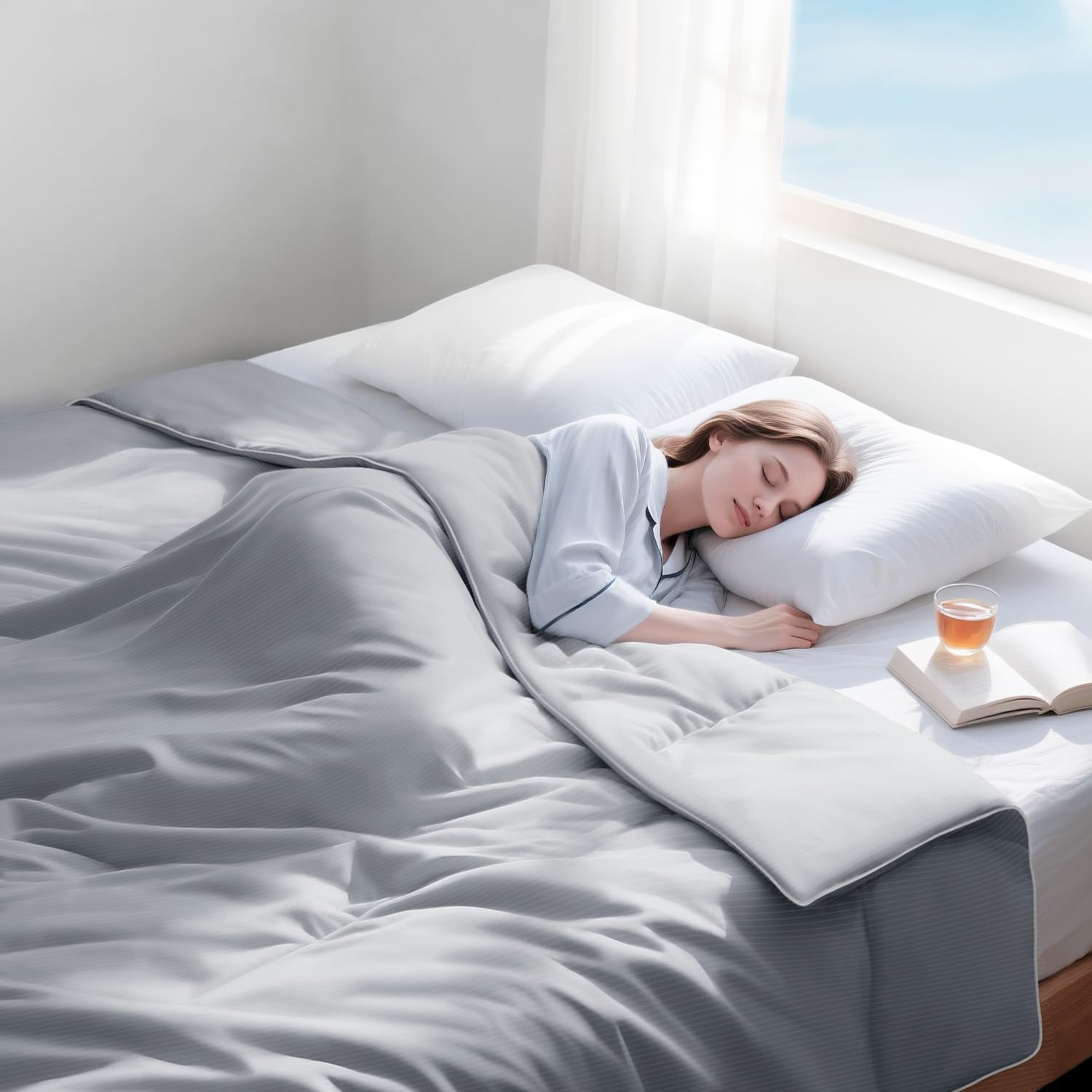 Cooling Comforter King Size, Cooling Blanket for Hot Sleepers