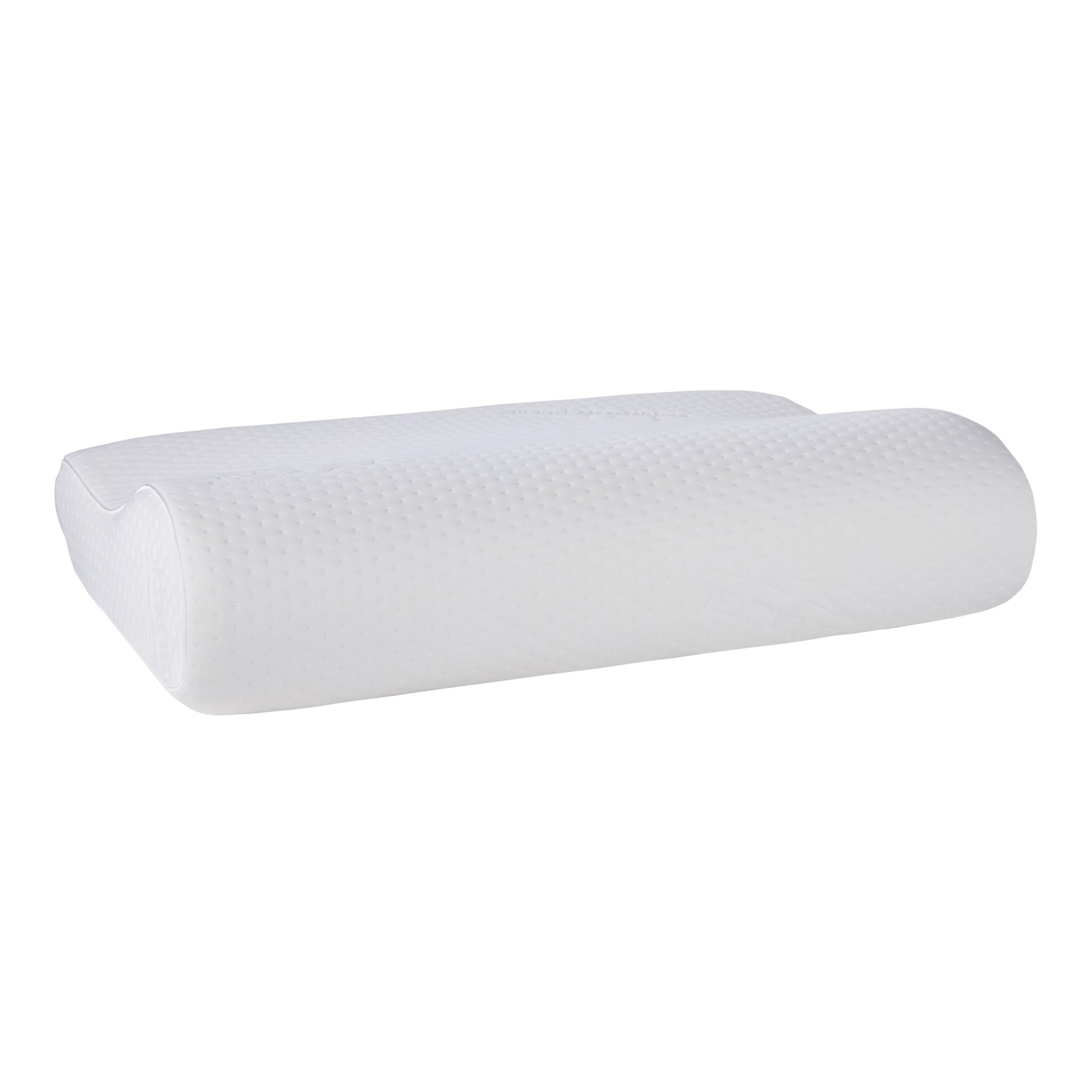TEMPUR Neck Pillow, Small Profile, White