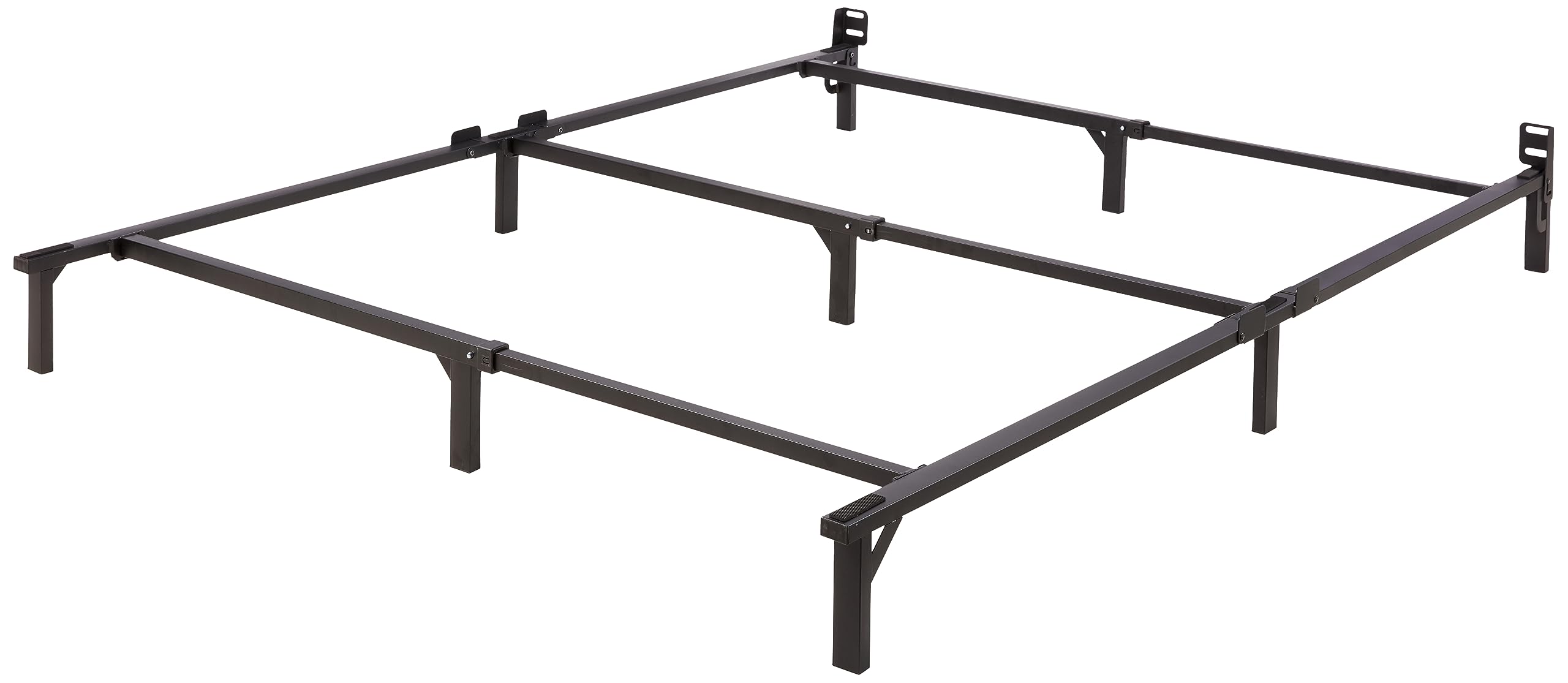 Basics Metal Bed Frame, 9-Leg Base for Box Spring and Mattress