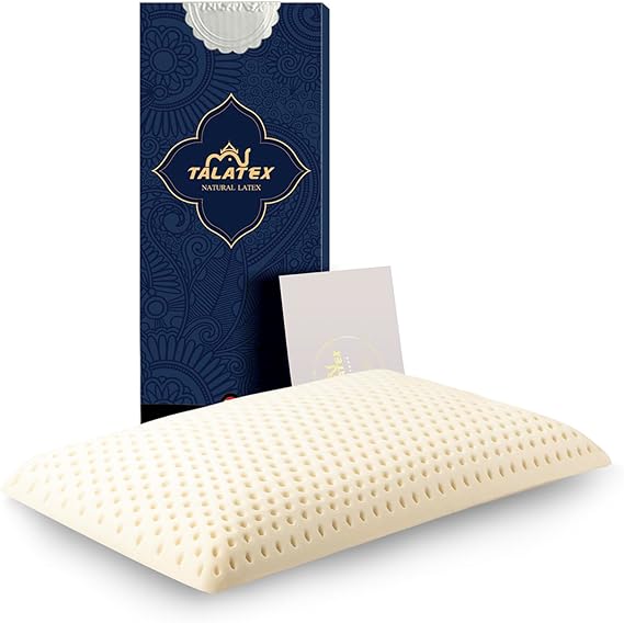 100% Natural Premium Thin Latex Pillow, Ultra Thin Pillows