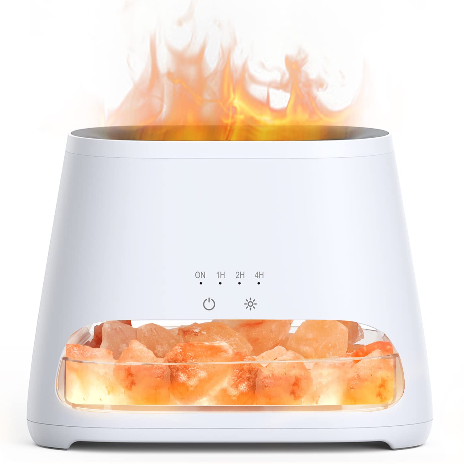 Himalayan Salt Lamp & Ultrasonic Essential Oil Diffuser