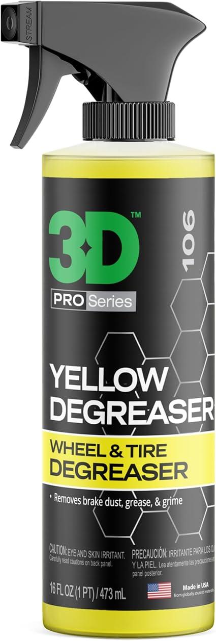 Yellow Degreaser – Non-Acid Wheel & Tire Cleaner Spray for Brake Dust