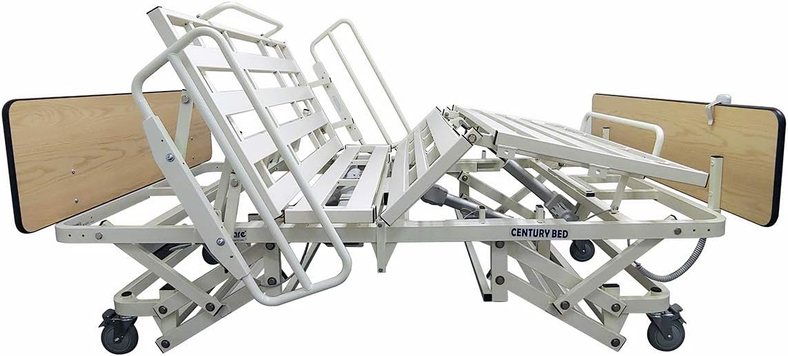 Century Max Bariatric Bed, Long Term Care Bed with Foam Mattress & Half