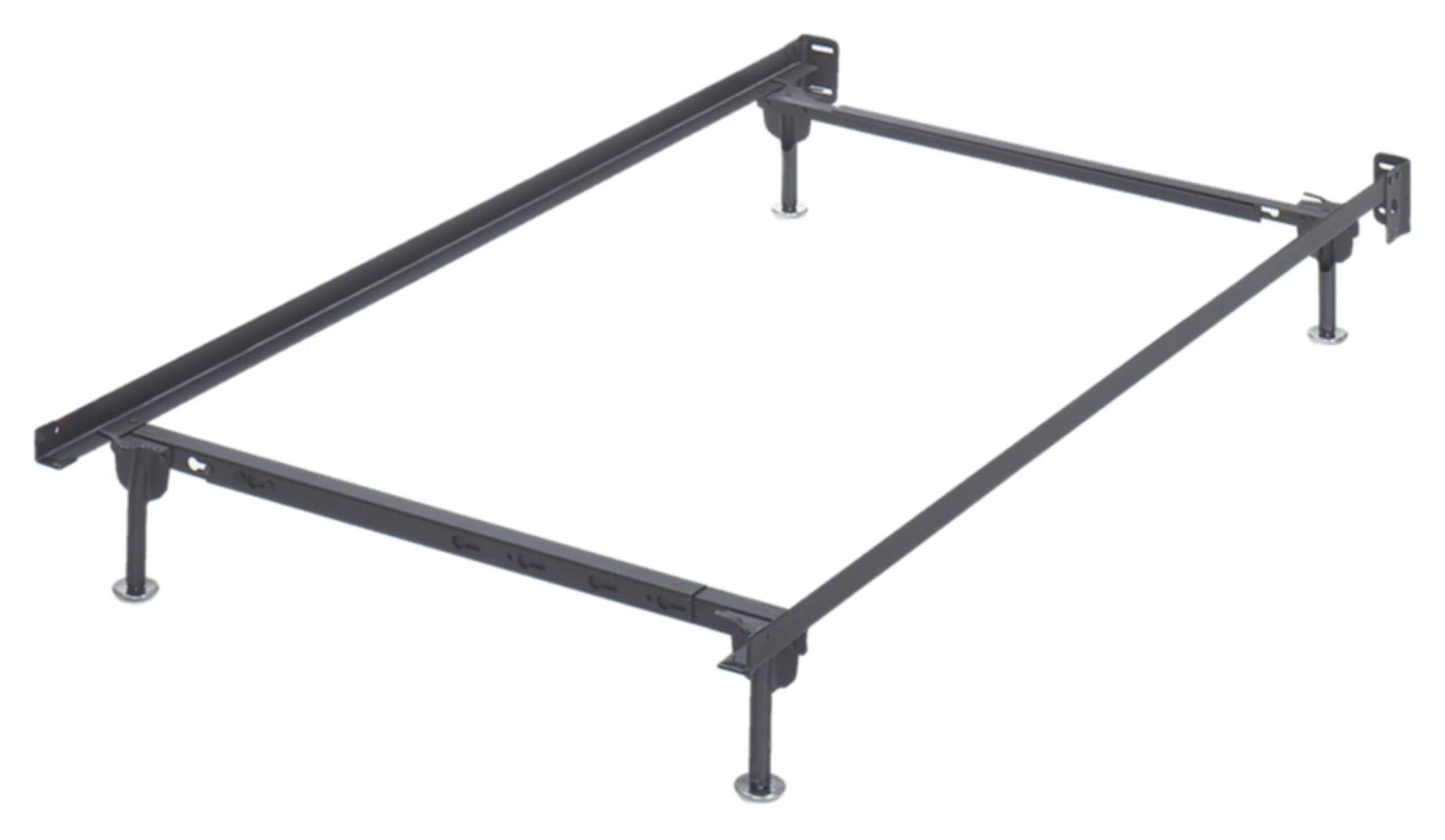 Design by Ashley Adjustable Metal Bolt on Bed Base Frame with Protective
