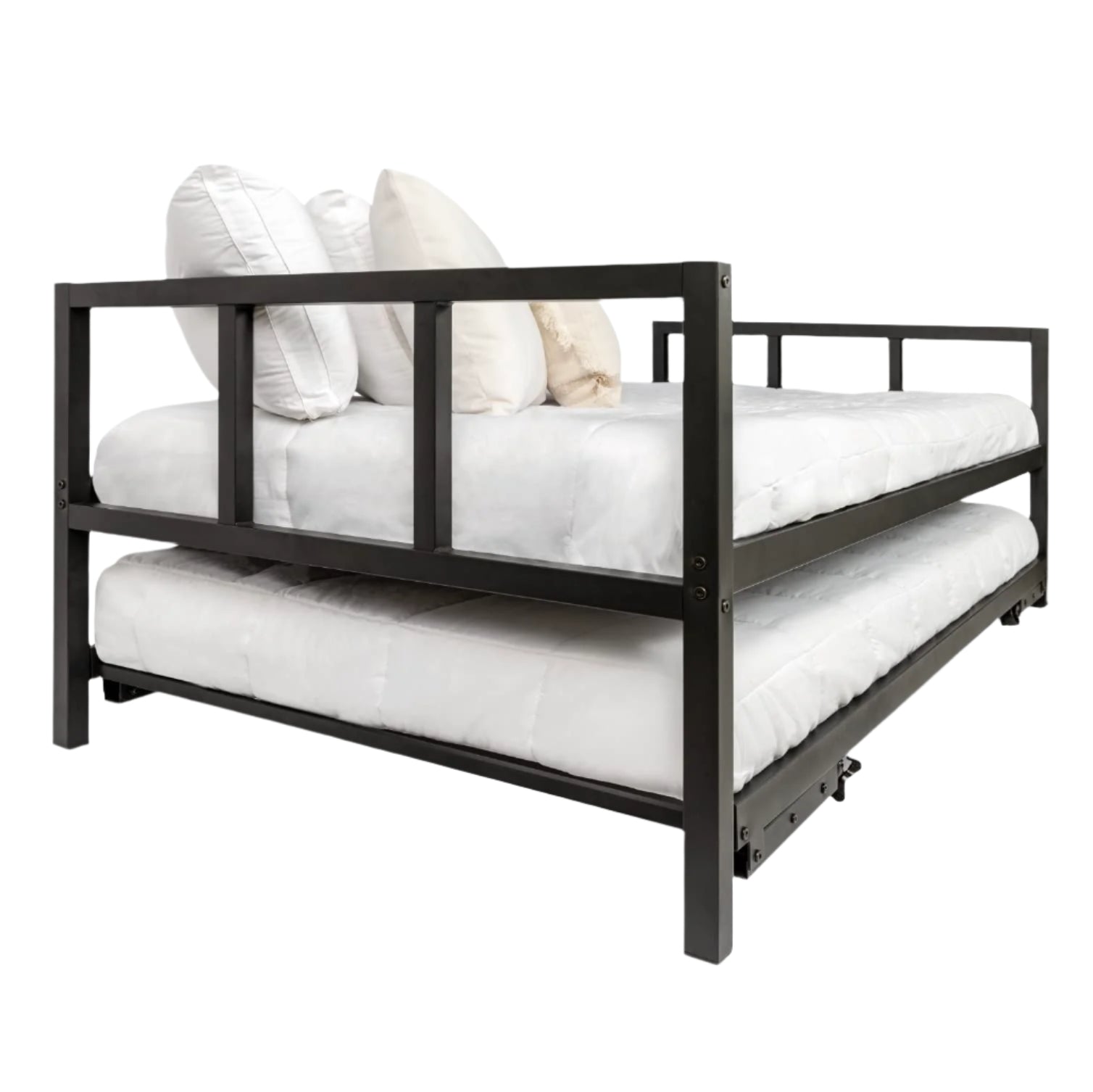 Daybed and Fold- Up Trundle Set, Daybed with Pop Up Trundle